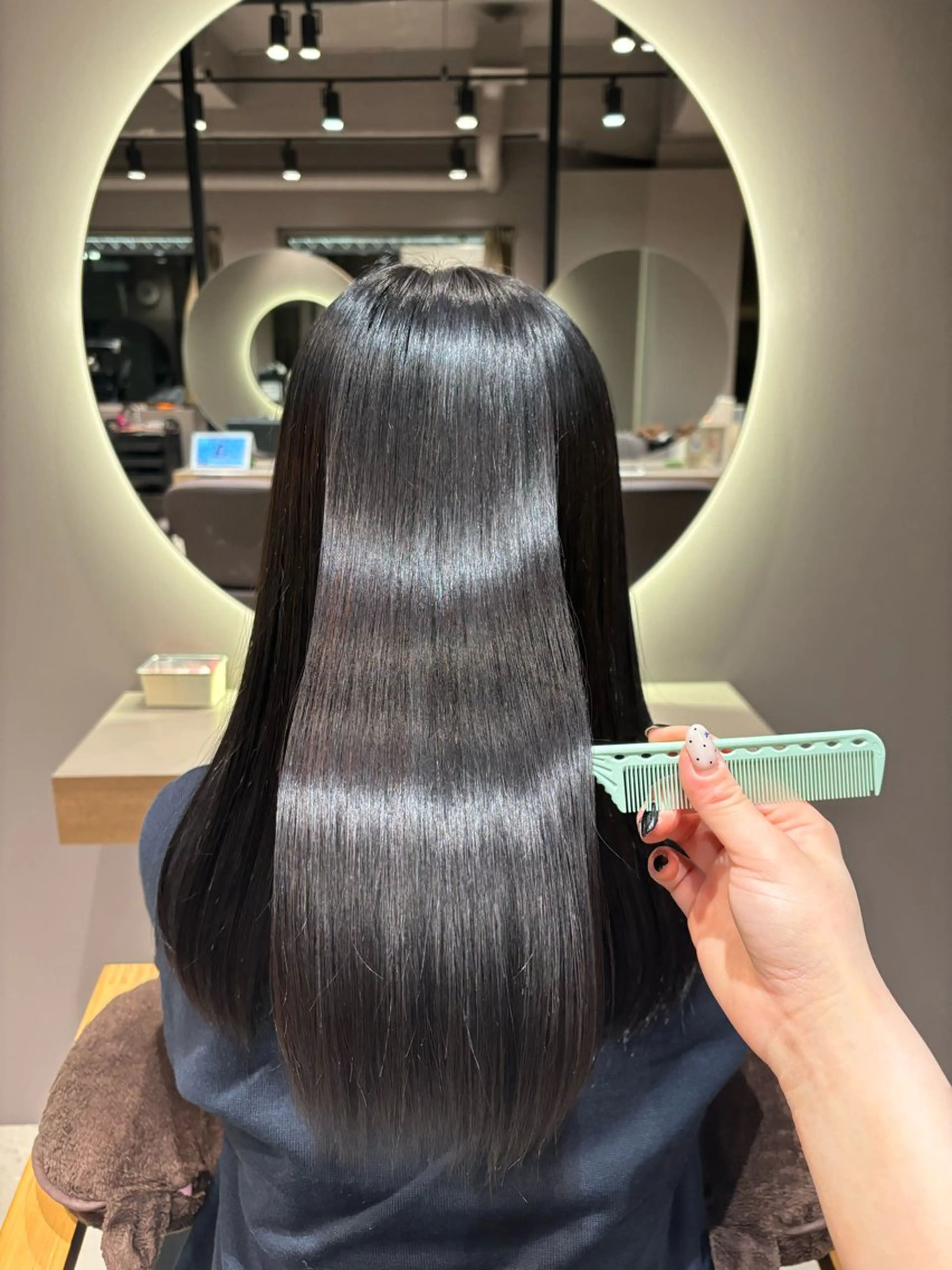 セミロング カラー ヘアカラー トリートメント Riko 🎀🍪のヘアスタイル