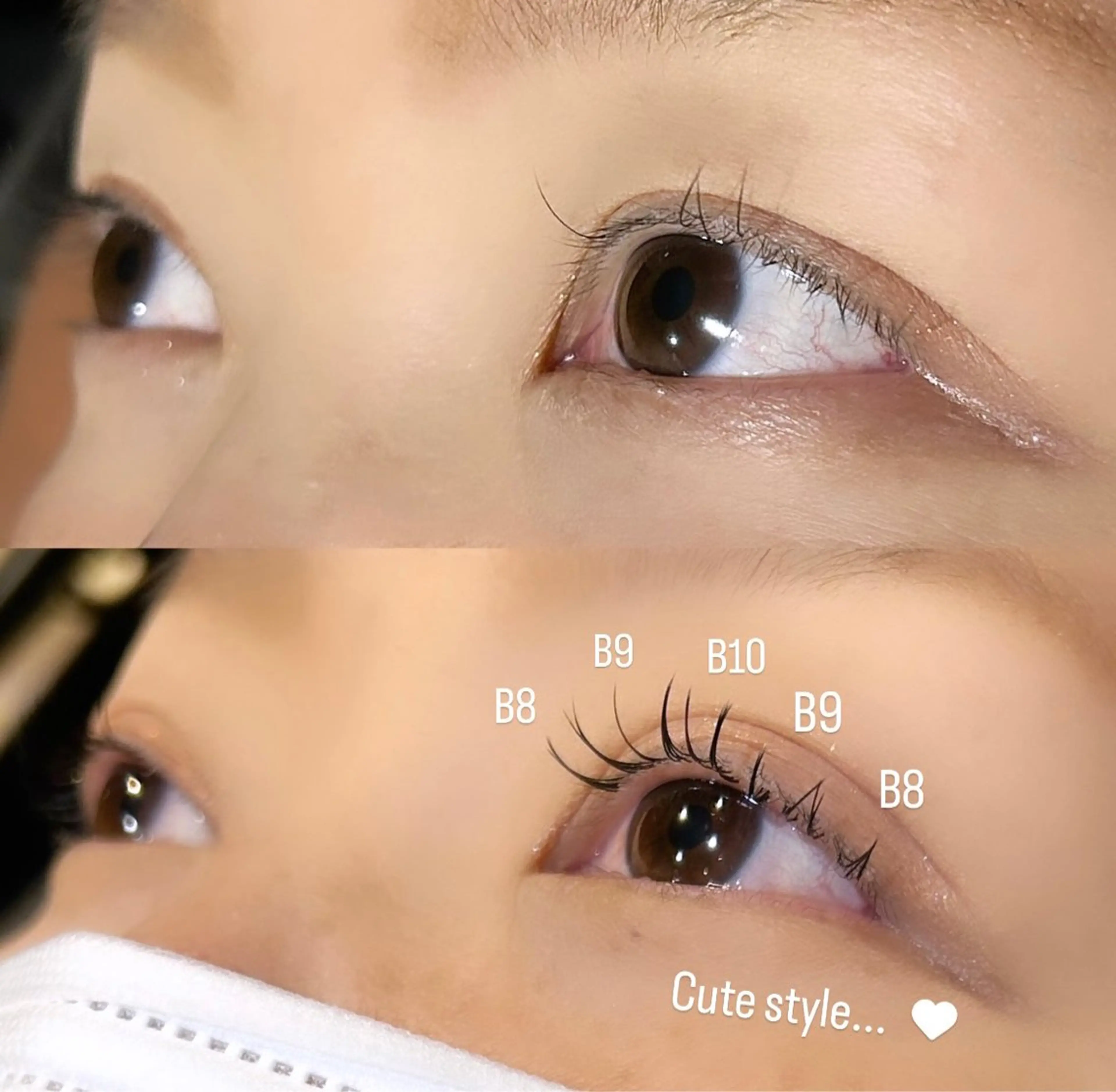 マツエク・マツパ Bカール キュート 🩷ྀི中村 ほのか🧸🌷のヘアスタイル