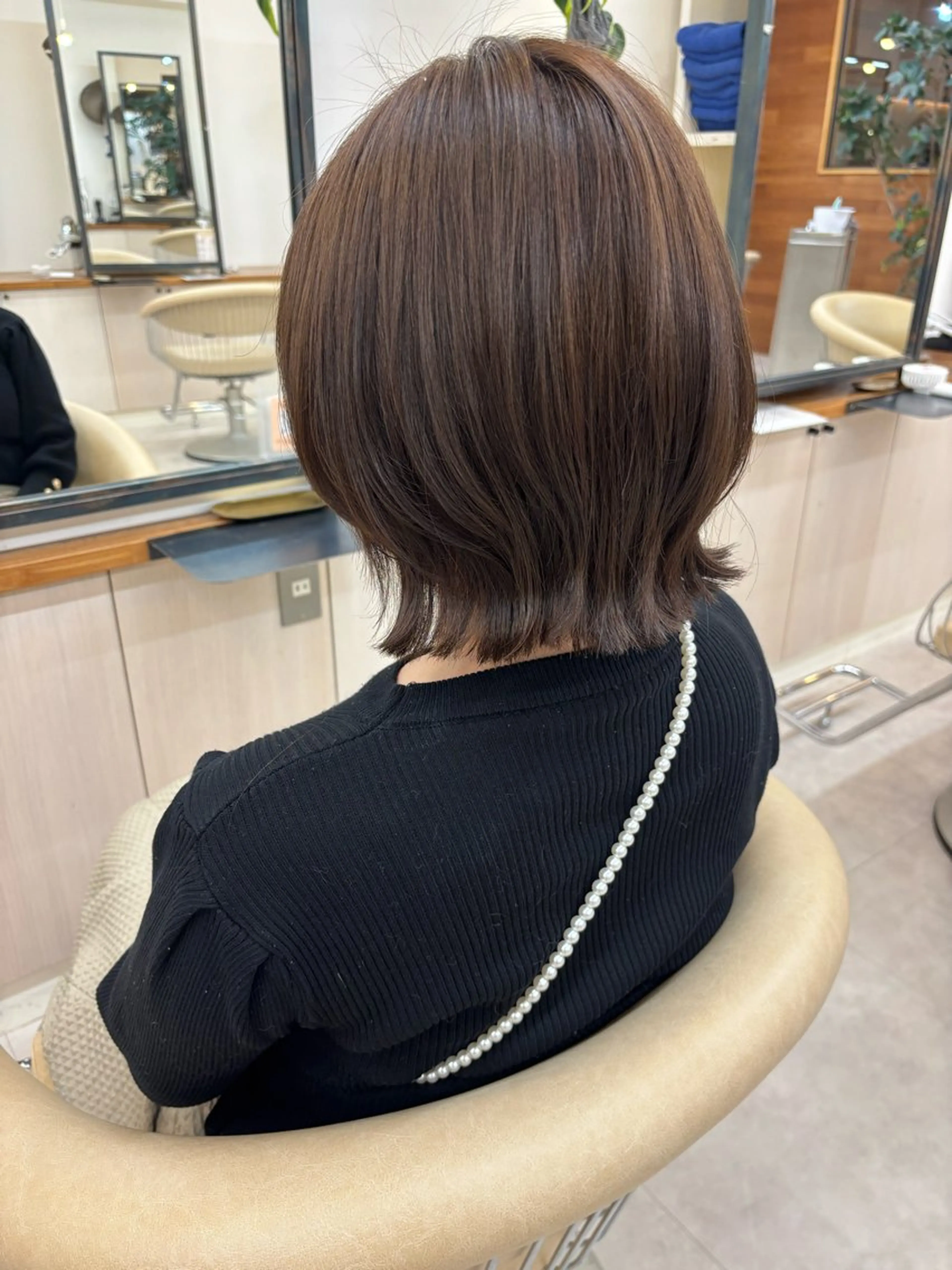 ミディアム LYNDA所属・仙台/LYNDA/ 艶カラー/chikaのヘアスタイル