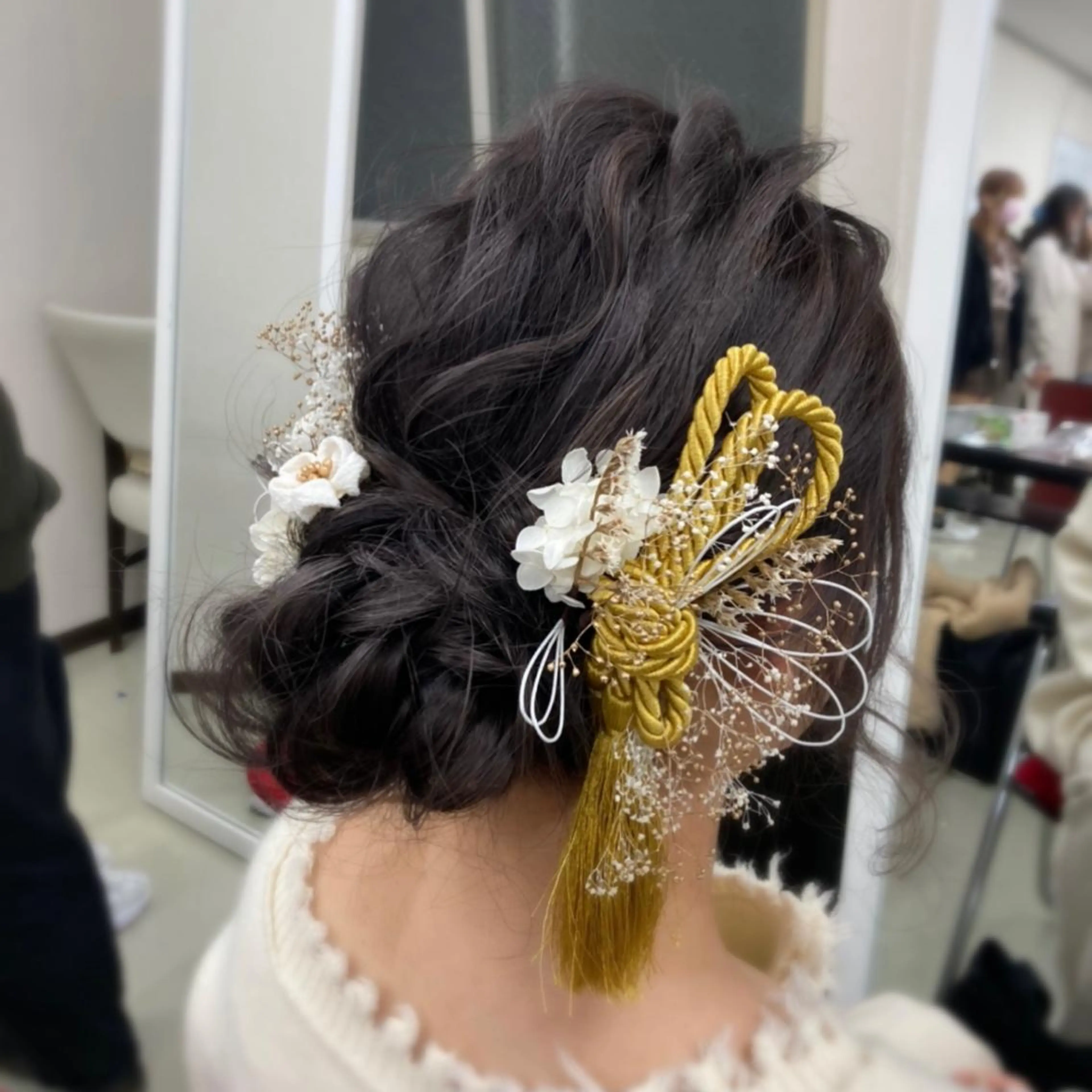 セミロング ヘアセット 梅山 美侑のヘアスタイル