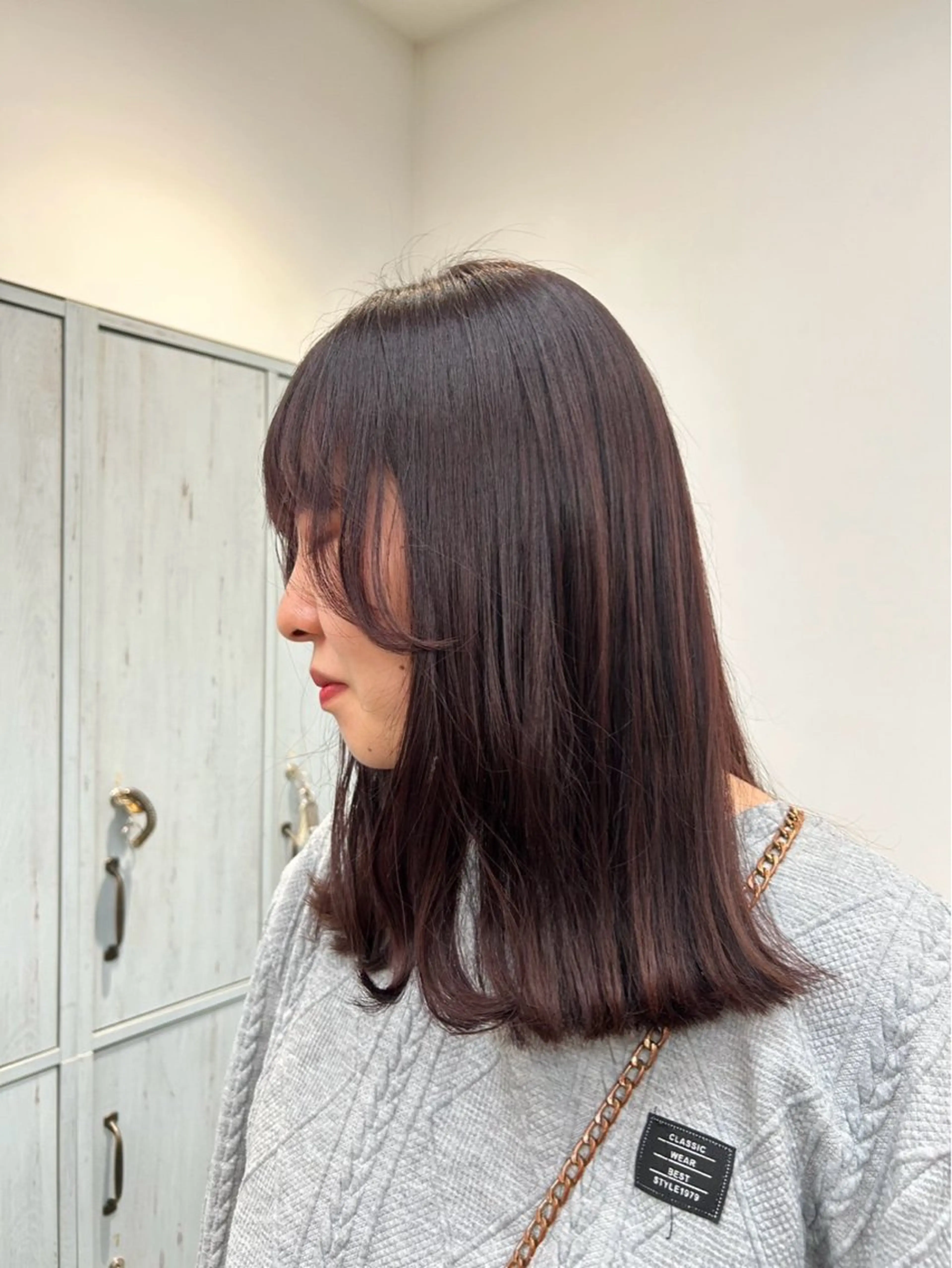 カラー 透明感カラー ハイライトカラー 髪質改善 ヘアカラー 宮田 侑京のヘアスタイル