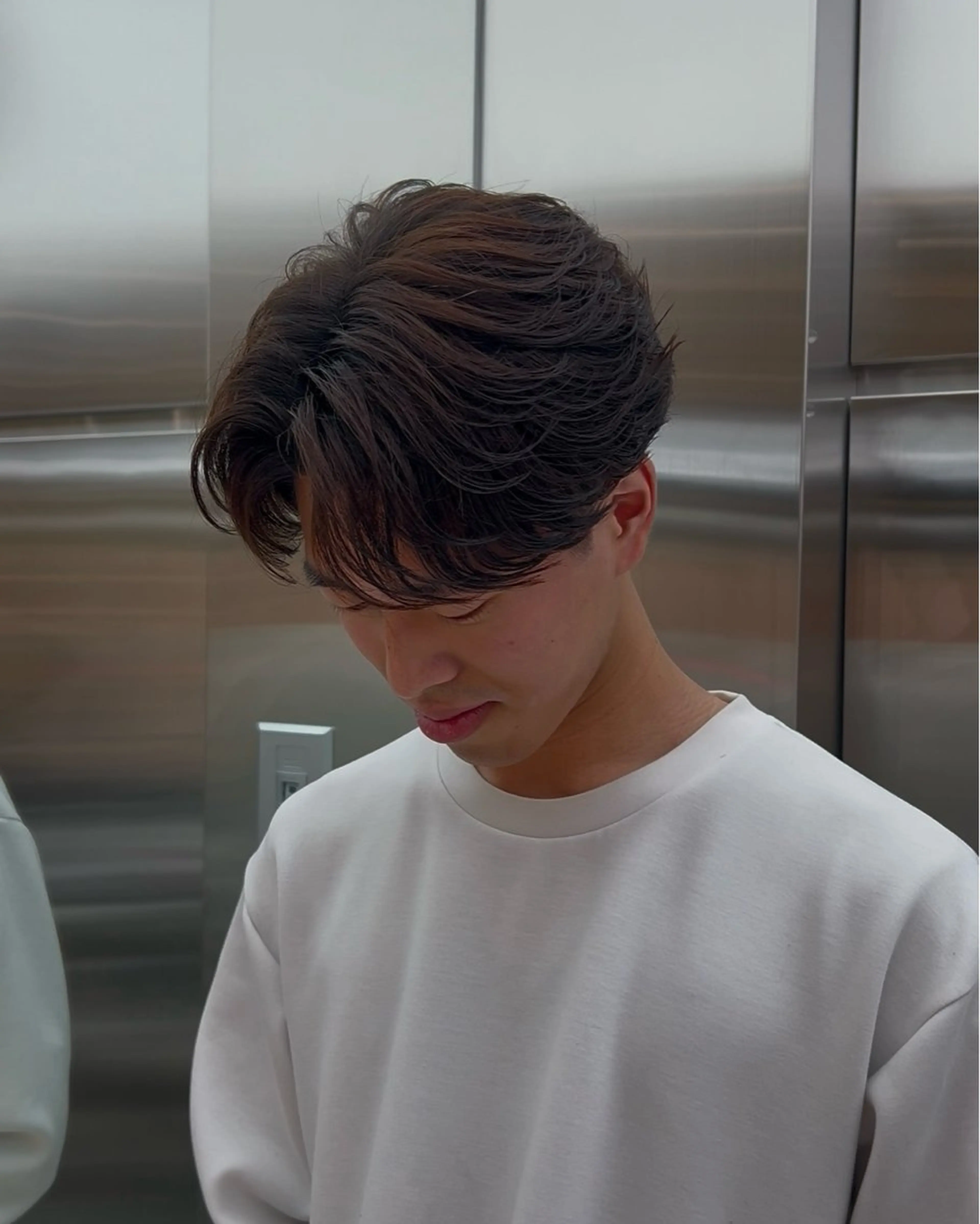 パーマ メンズ 藤平海音/fifth PARKのヘアスタイル