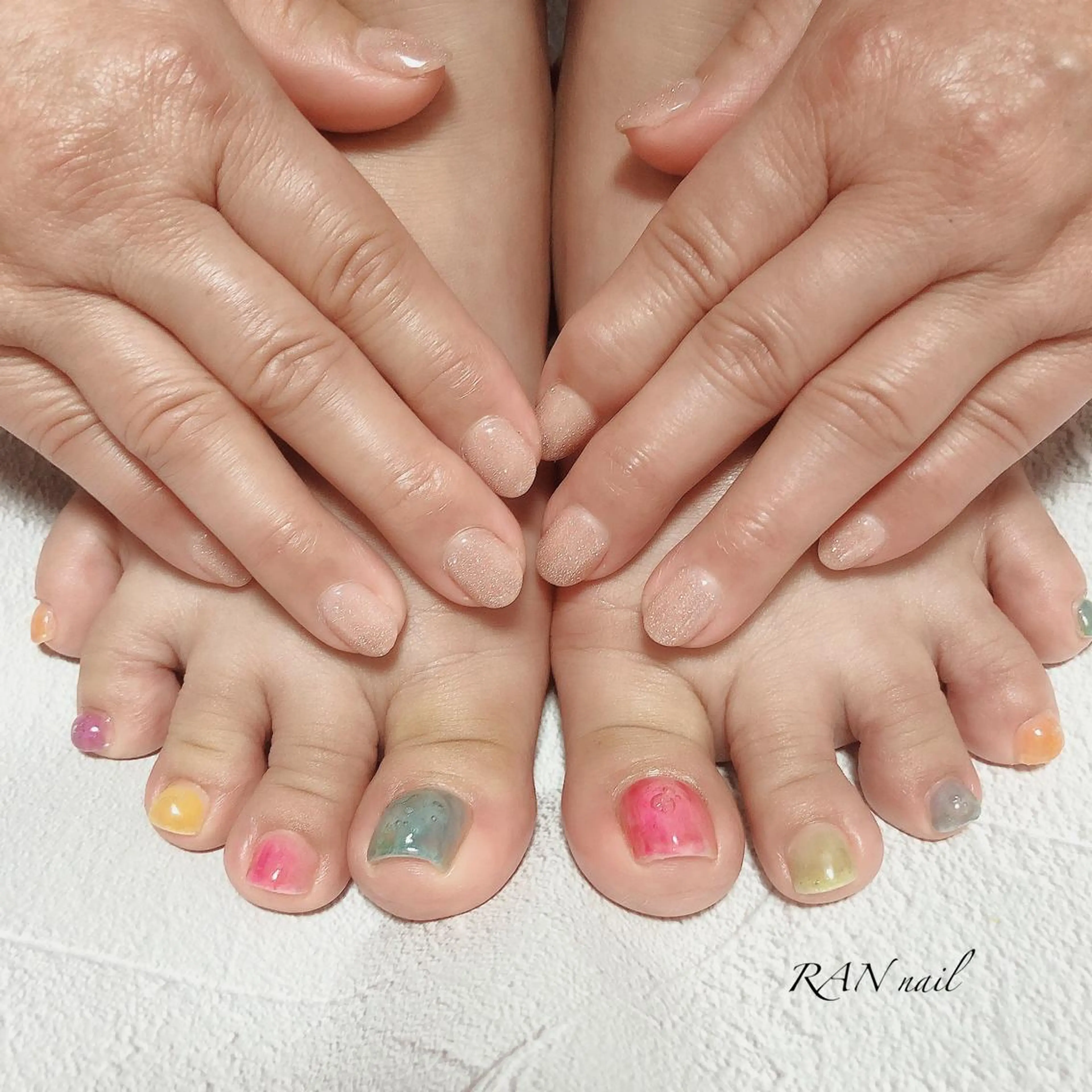 ネイル フットネイル ジェルネイル RAN nail 〜ランネイル〜所属・RAN nailのネイルデザイン