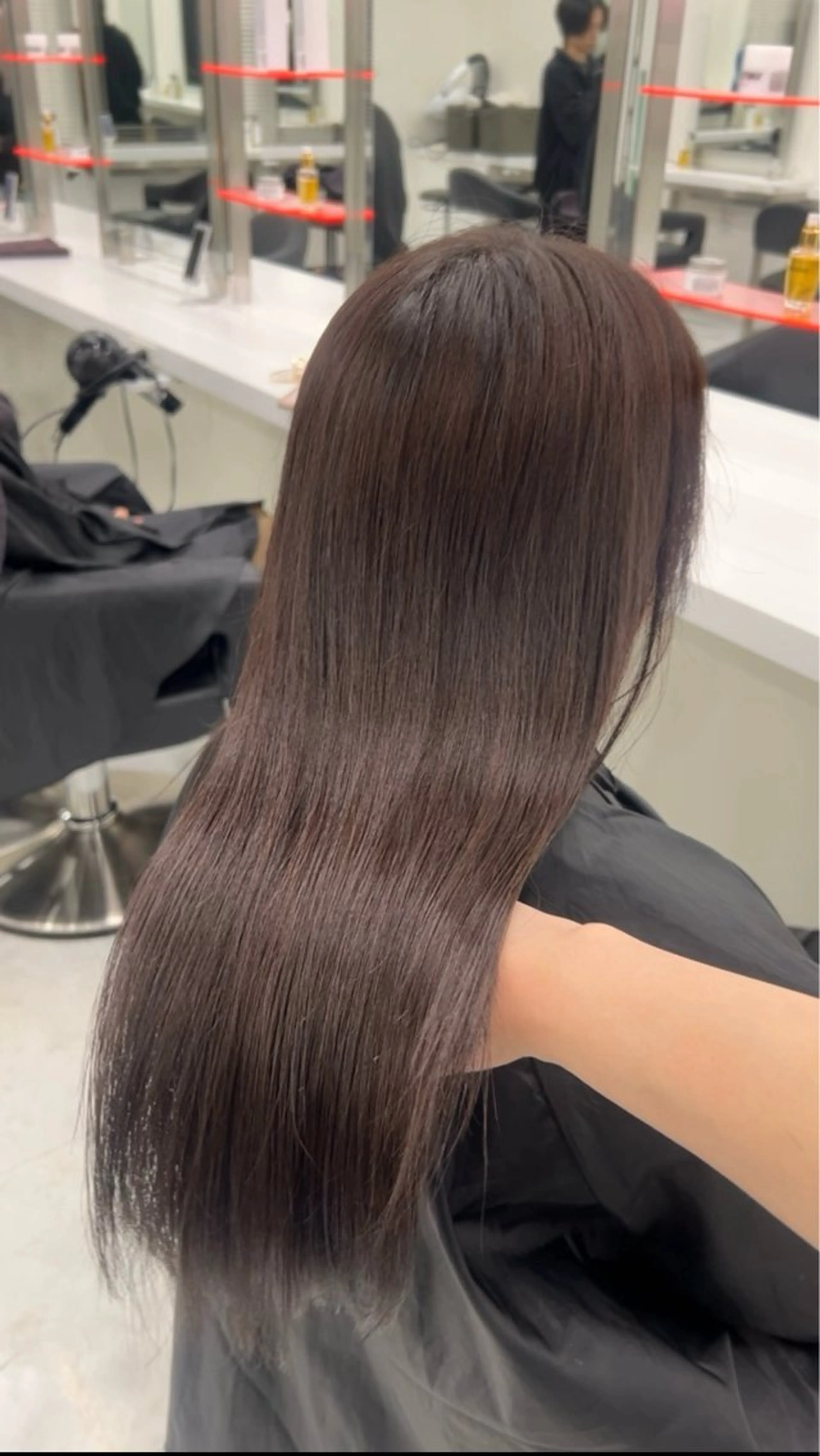 ロング カラー パーマ ヘアアレンジ メンズ キッズ カット ヘアカラー トリートメント 🩶盛れ✖️韓国ヘア 🩶Himari🎀のヘアスタイル
