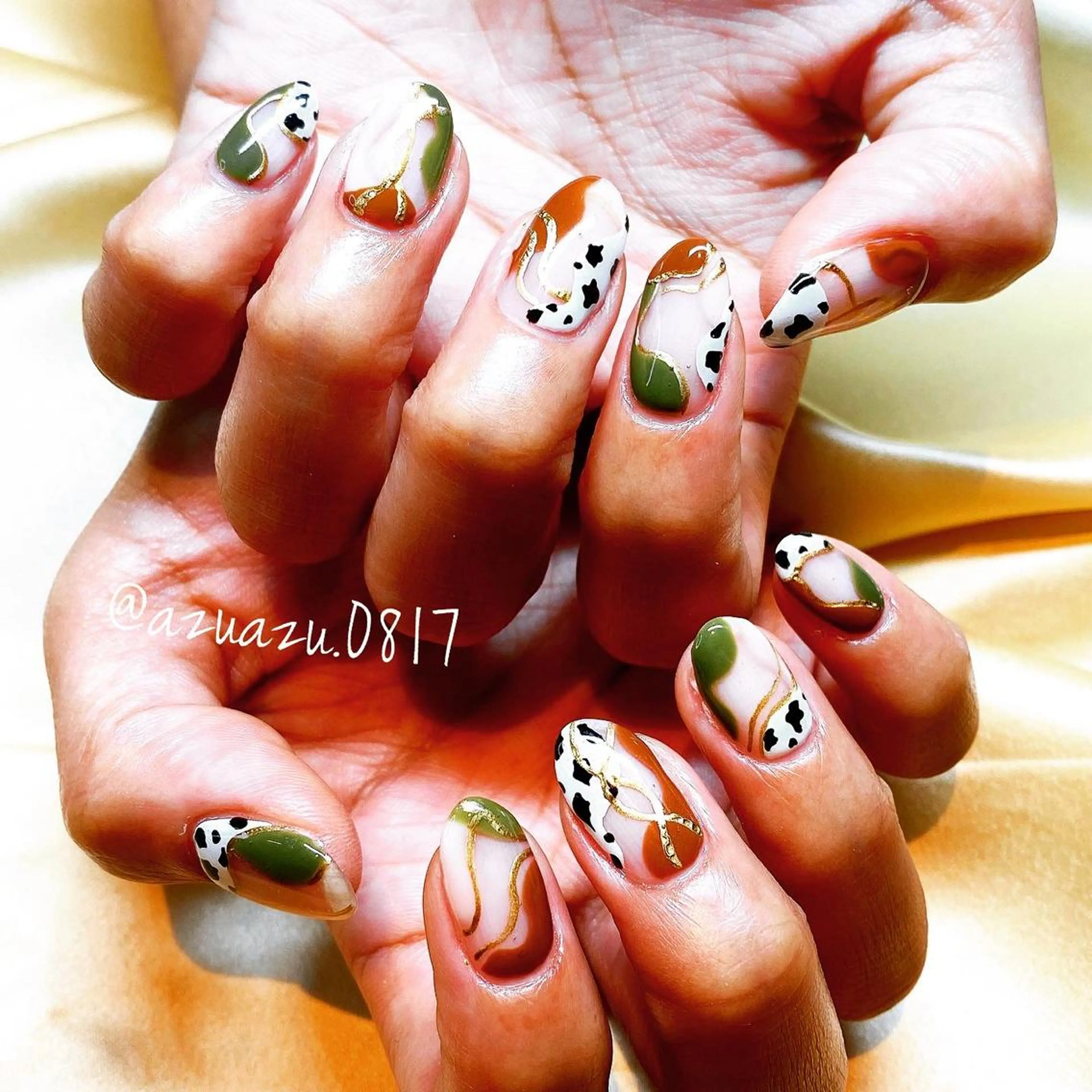 ネイル ニュアンスネイル hair&nail ROOTS所属・ヘアメイク&ネイル ♥️Azuのネイルデザイン