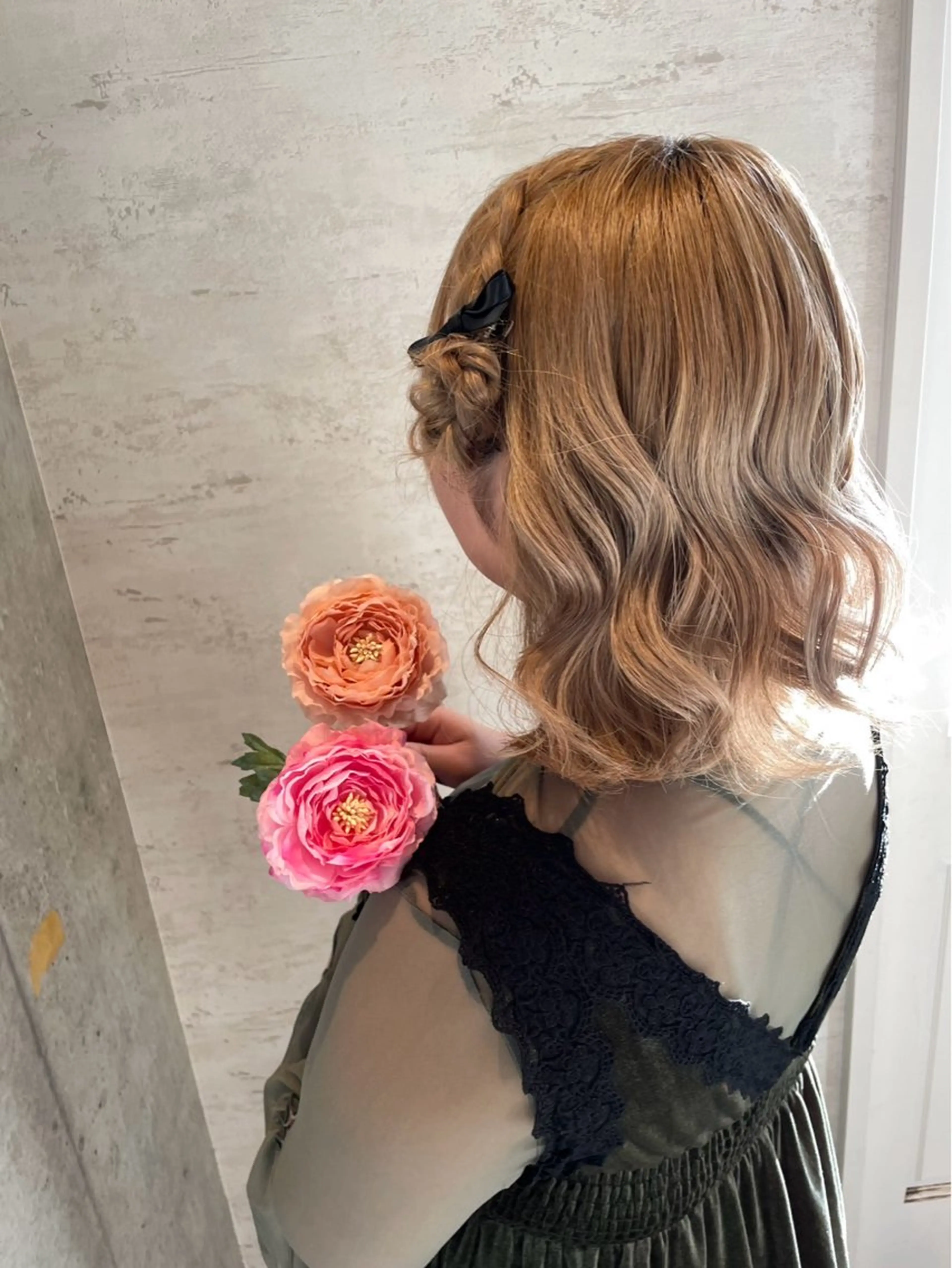 ミディアム ヘアアレンジ Reve resort所属・美髪× ヘアセット✨Araiのヘアスタイル