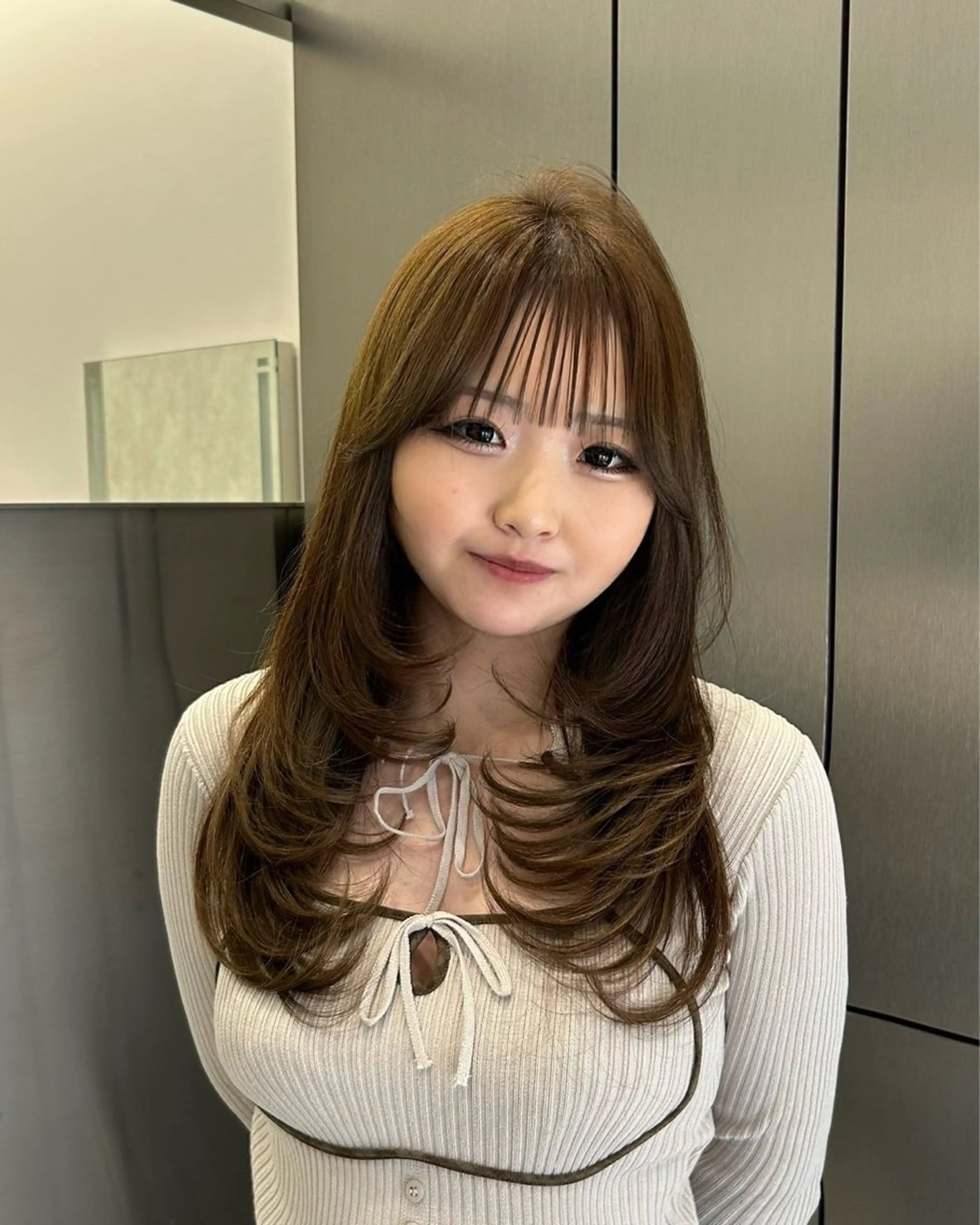 ロング レイヤーカット 大人レイヤー/艶髪 🇺🇸TOMONAのヘアスタイル