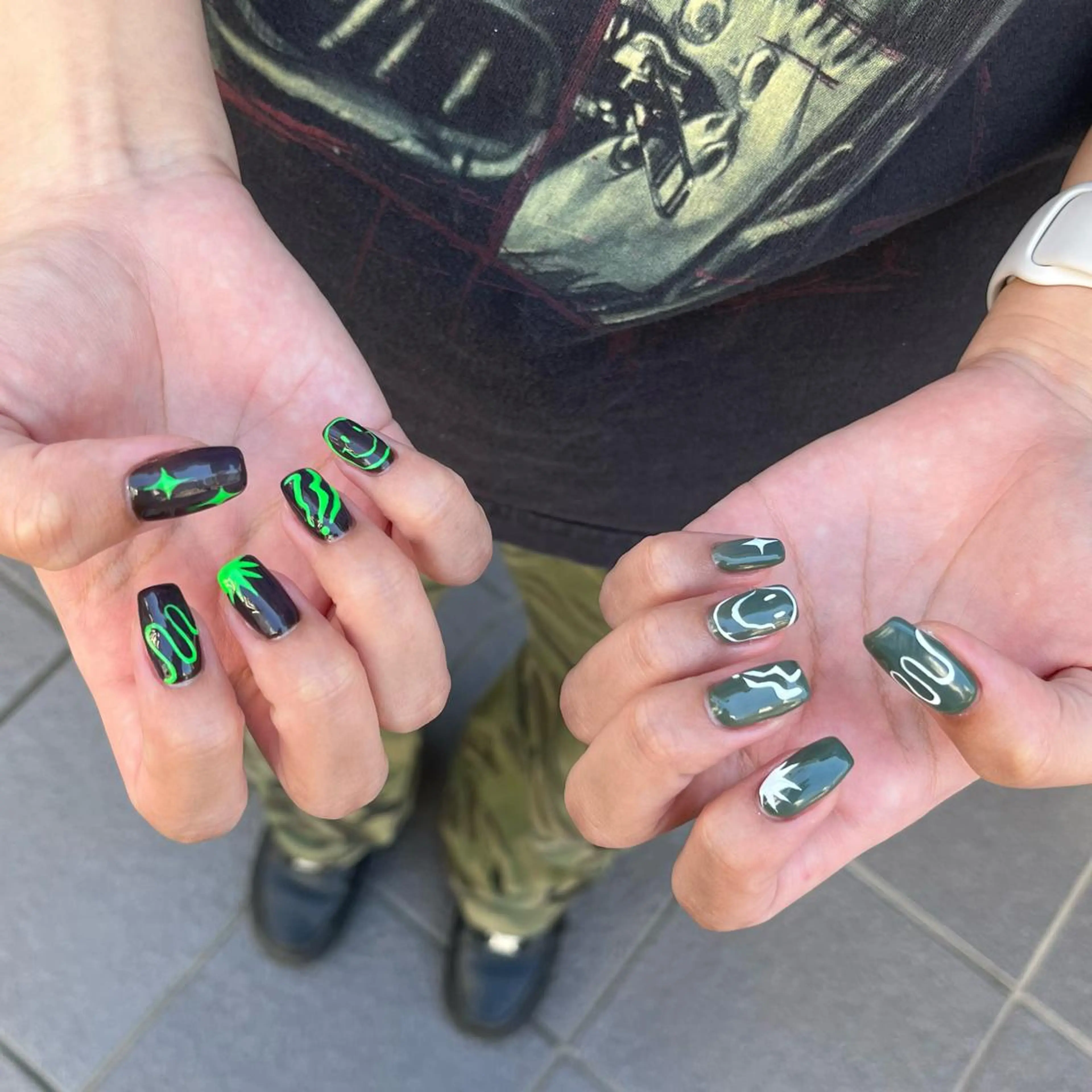 ネイル ハンドネイル ☁️BLITZ 🎀笠原雪音🎀のネイルデザイン