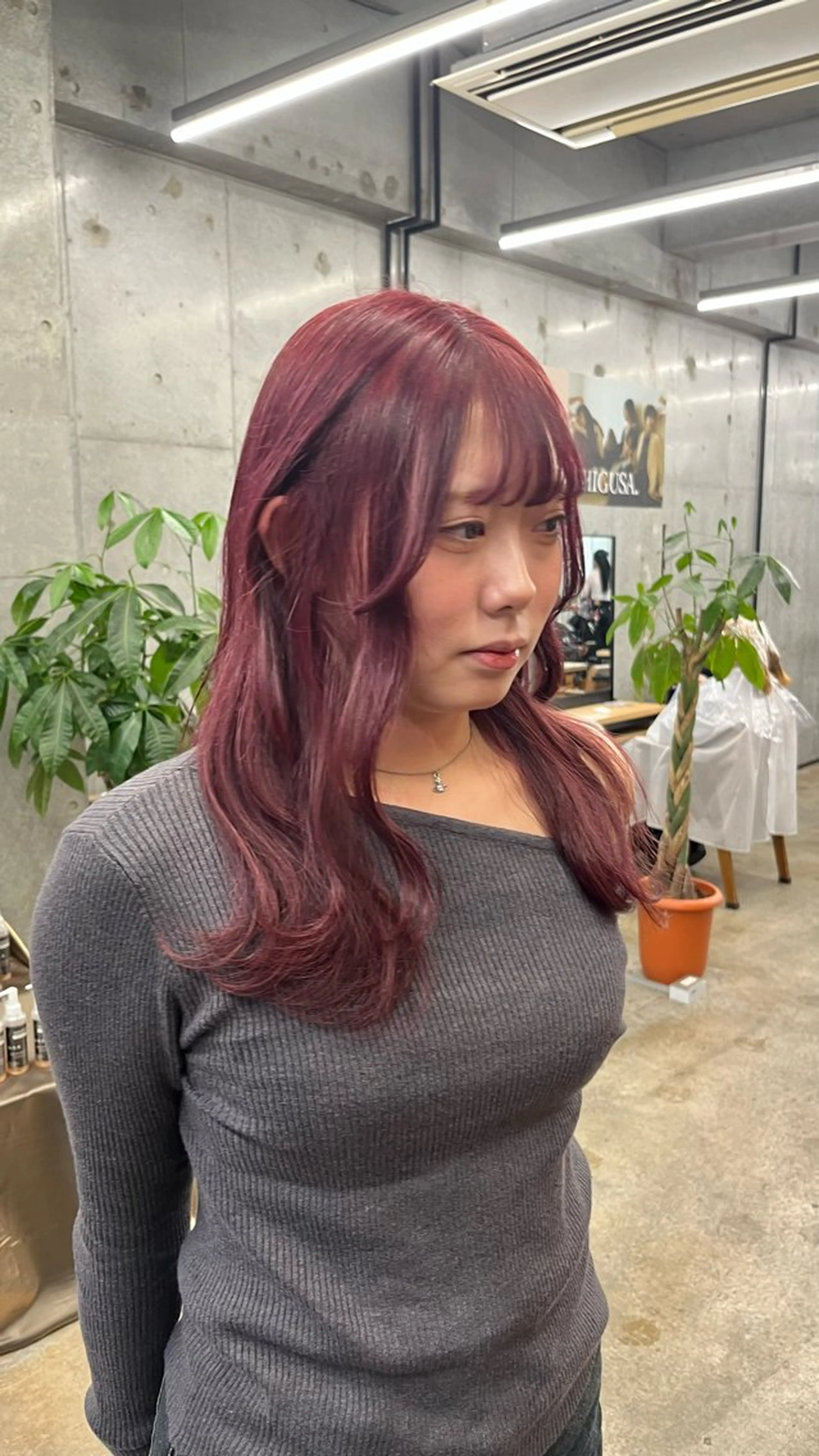 セミロング カラー 🎀かわいいhair 🎀みおのヘアスタイル