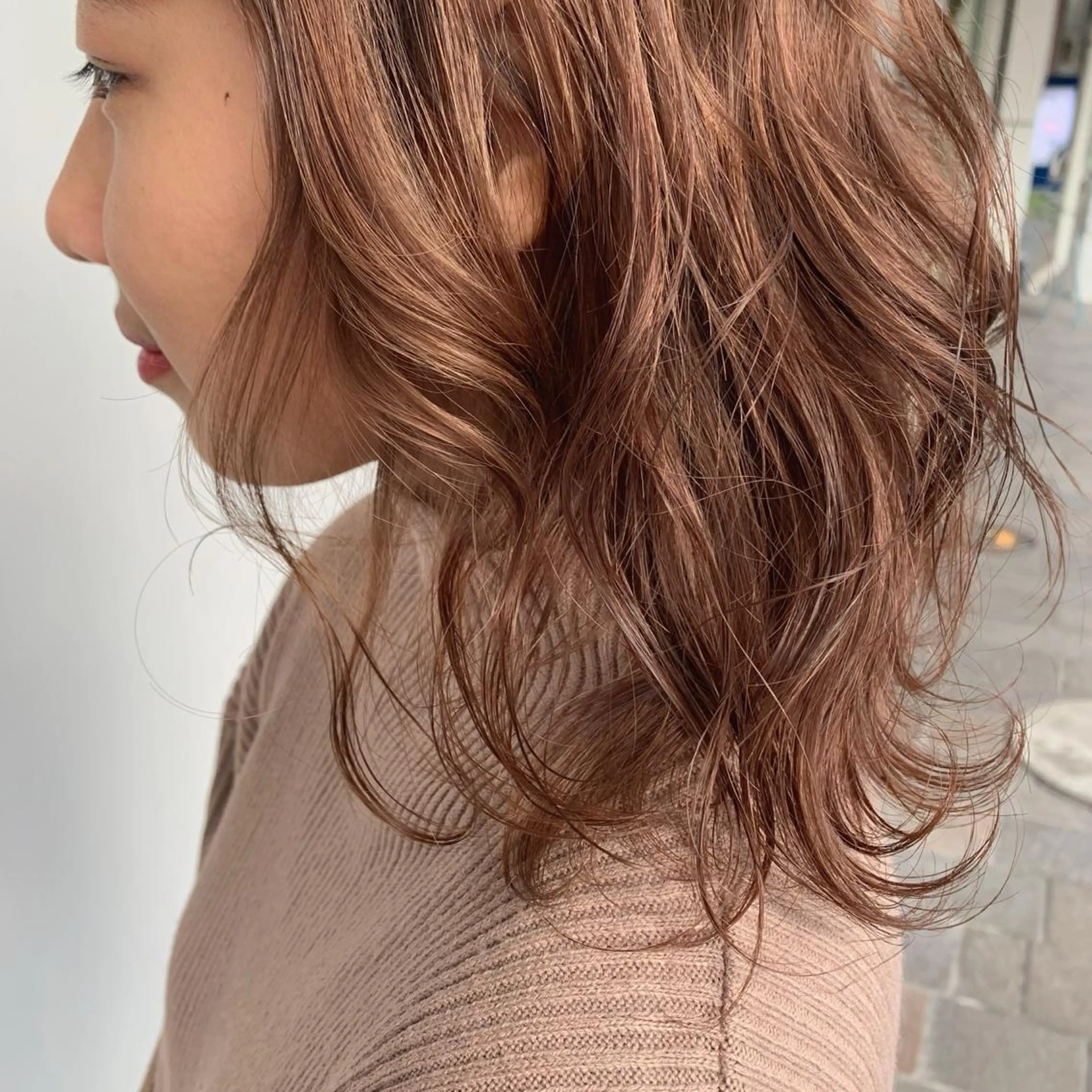 ミディアム カラー ベージュカラー ショコラベージュ 透明感カラー ヘアカラー m ā l o.🌷 サカモトマイコのヘアスタイル