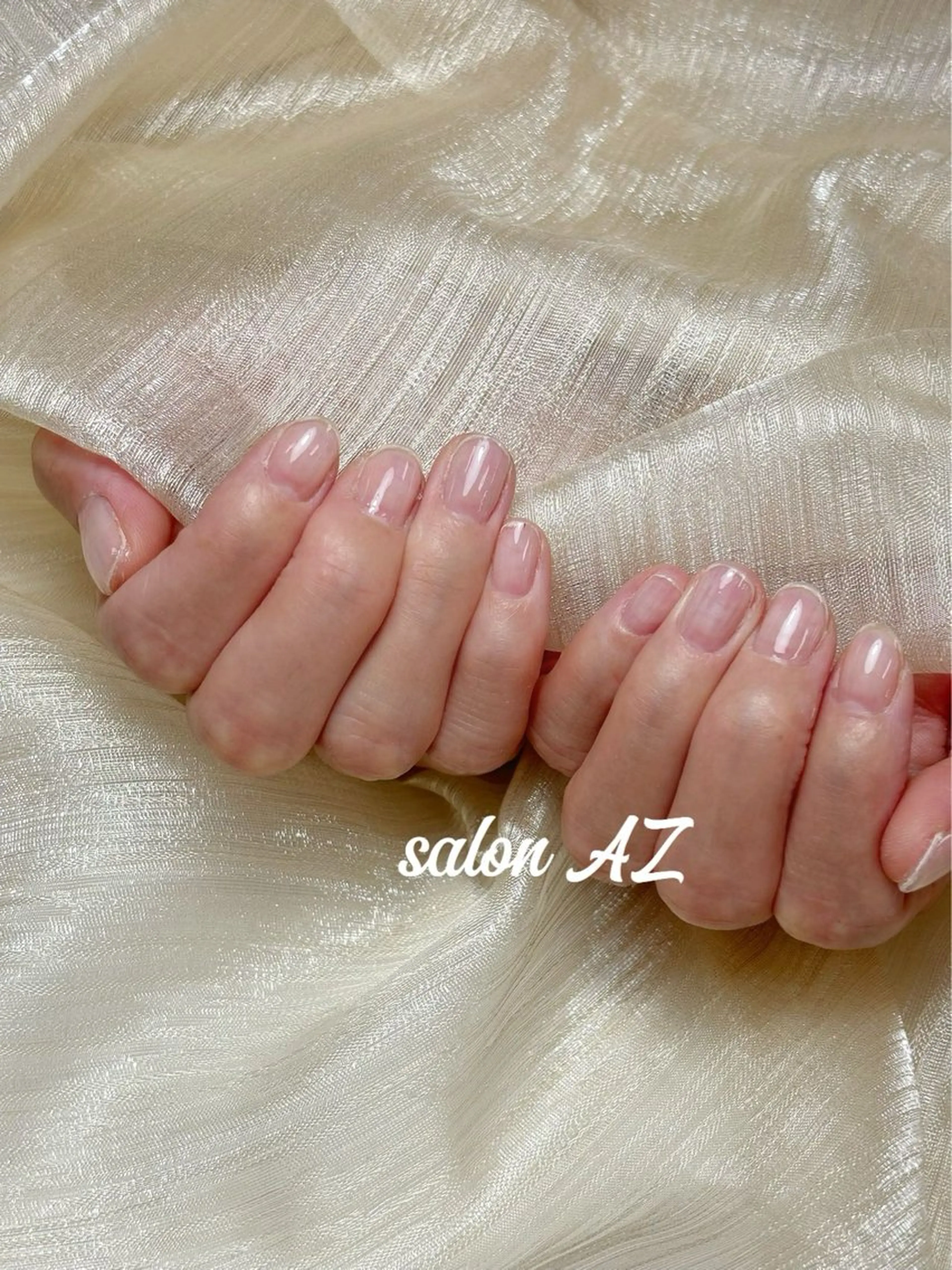 ネイル クリアネイル ジェルネイル salon AZのネイルデザイン