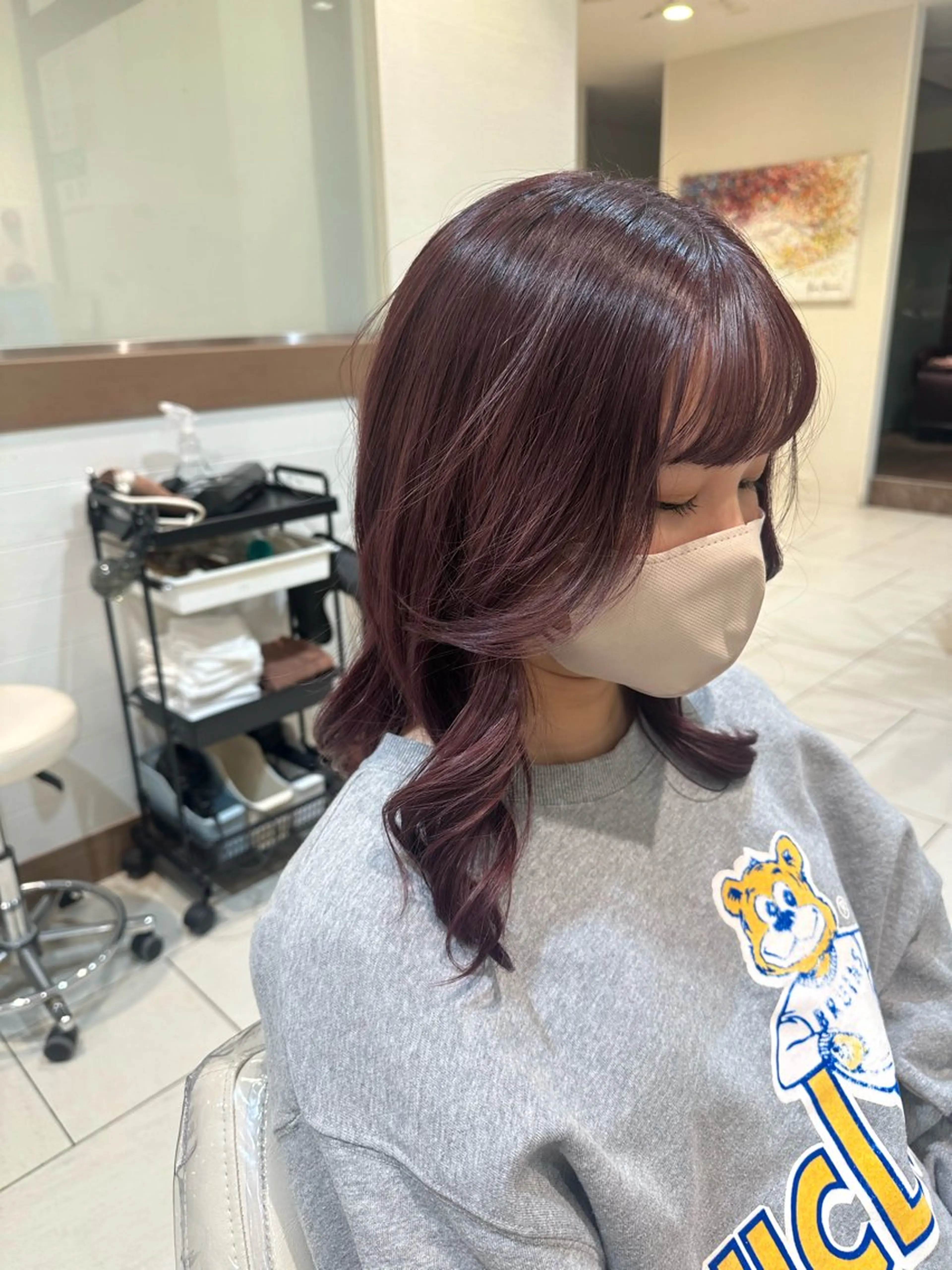 ロング メンズ縮毛矯正 💎Reoのヘアスタイル