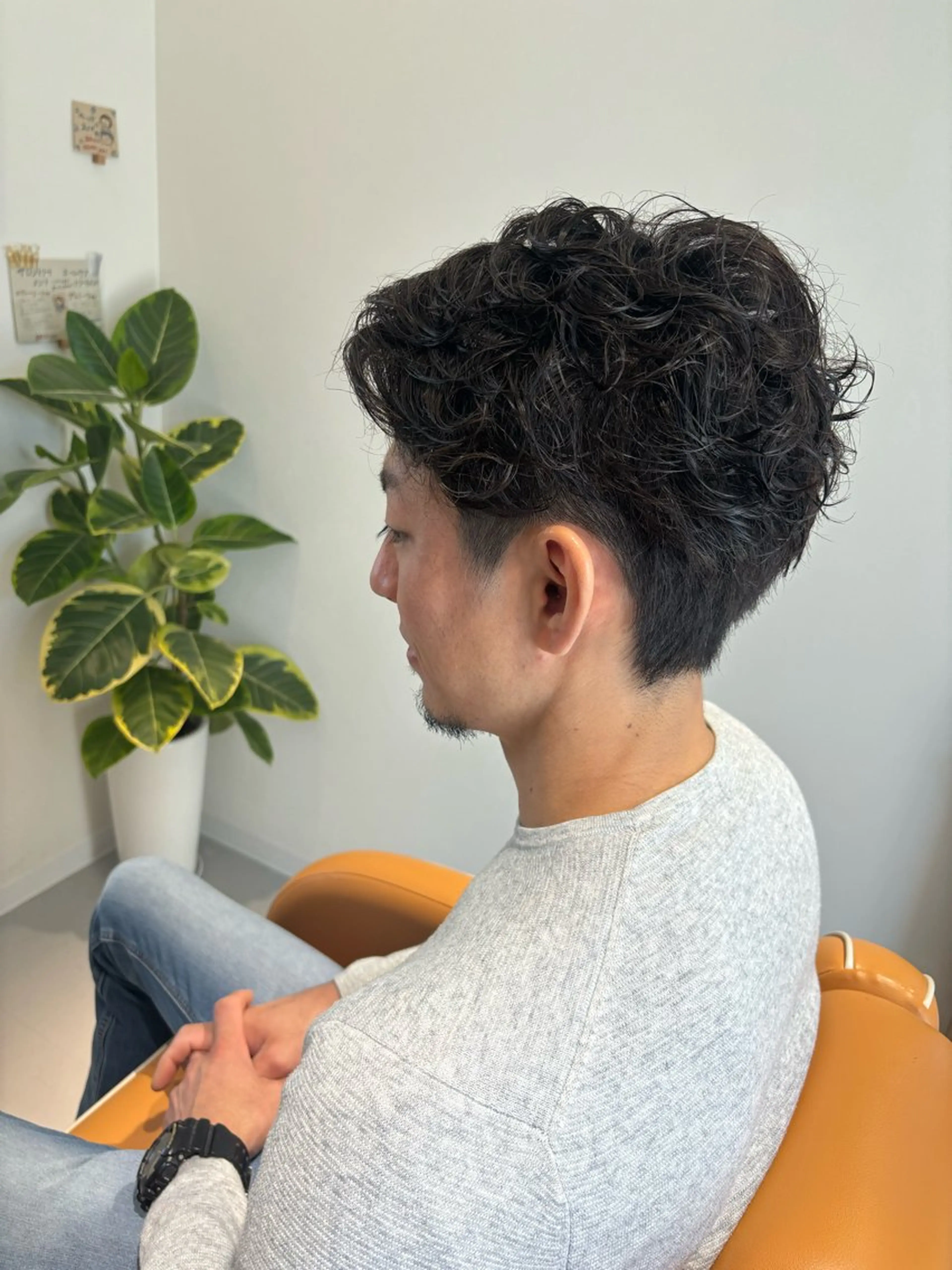 メンズ メンズパーマ カット パーマ mile所属・mile 〔東二見〕のヘアスタイル