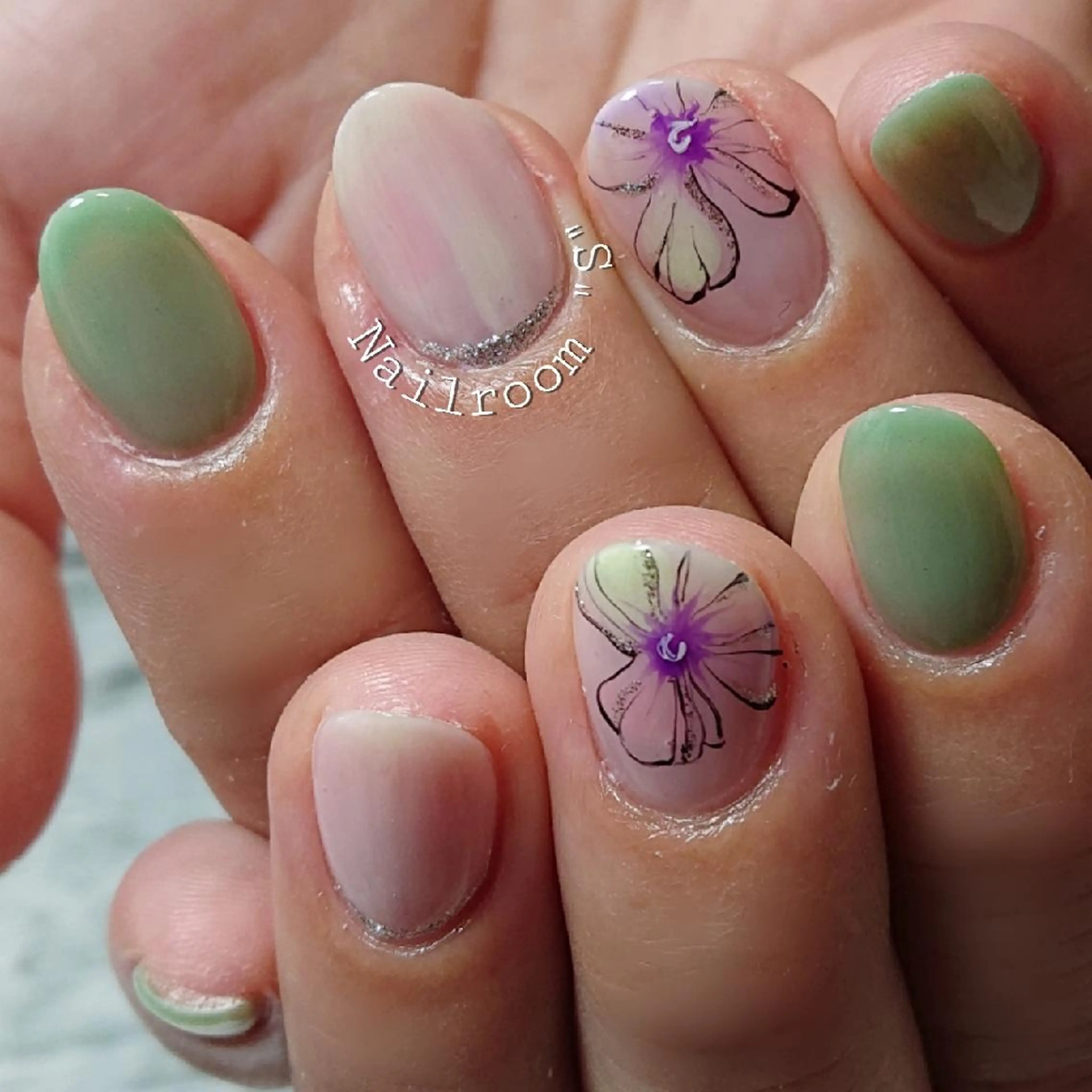 ネイル パステルネイル Nail room  "S"  SAKAIのネイルデザイン