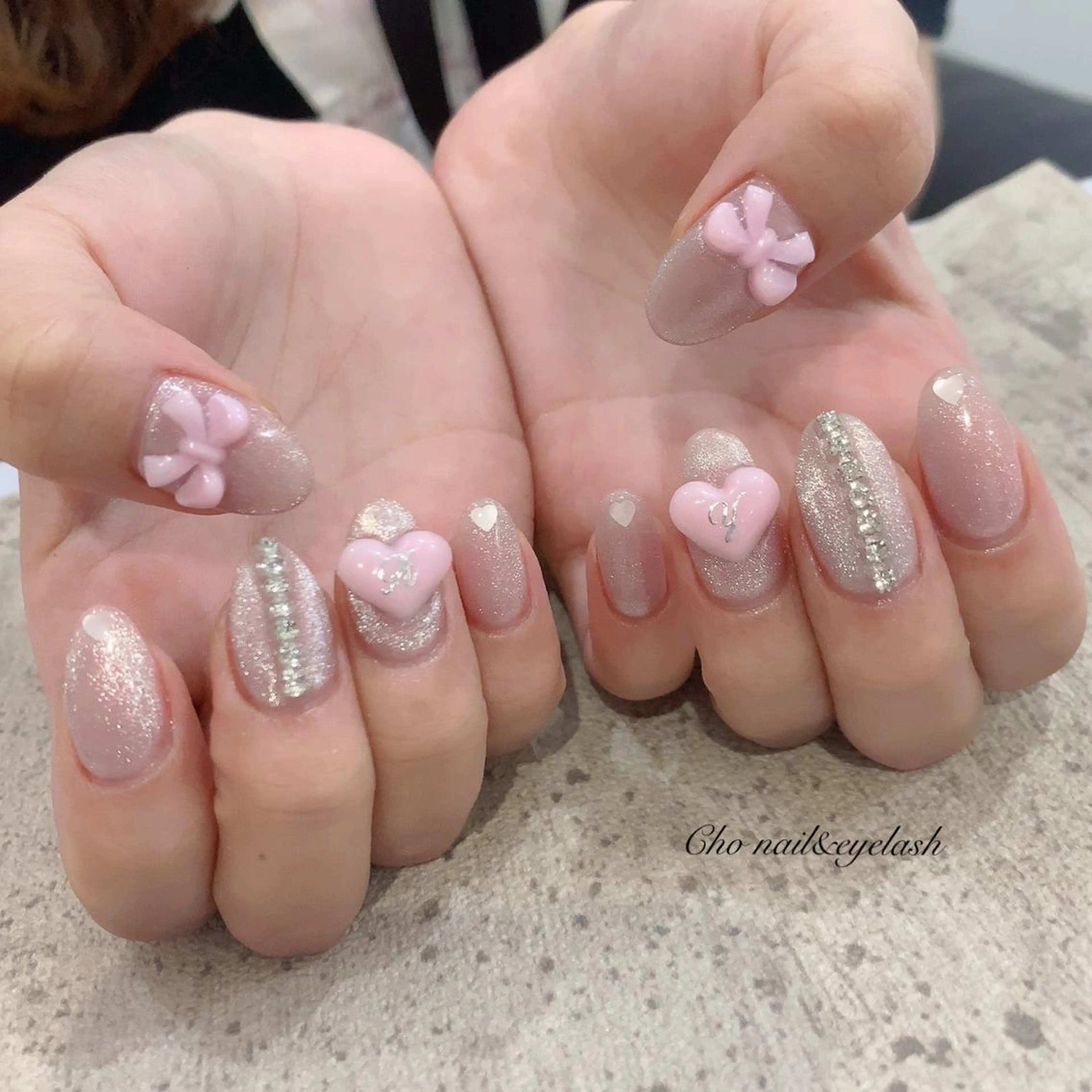 ミディアム ネイル cho nailのネイルデザイン