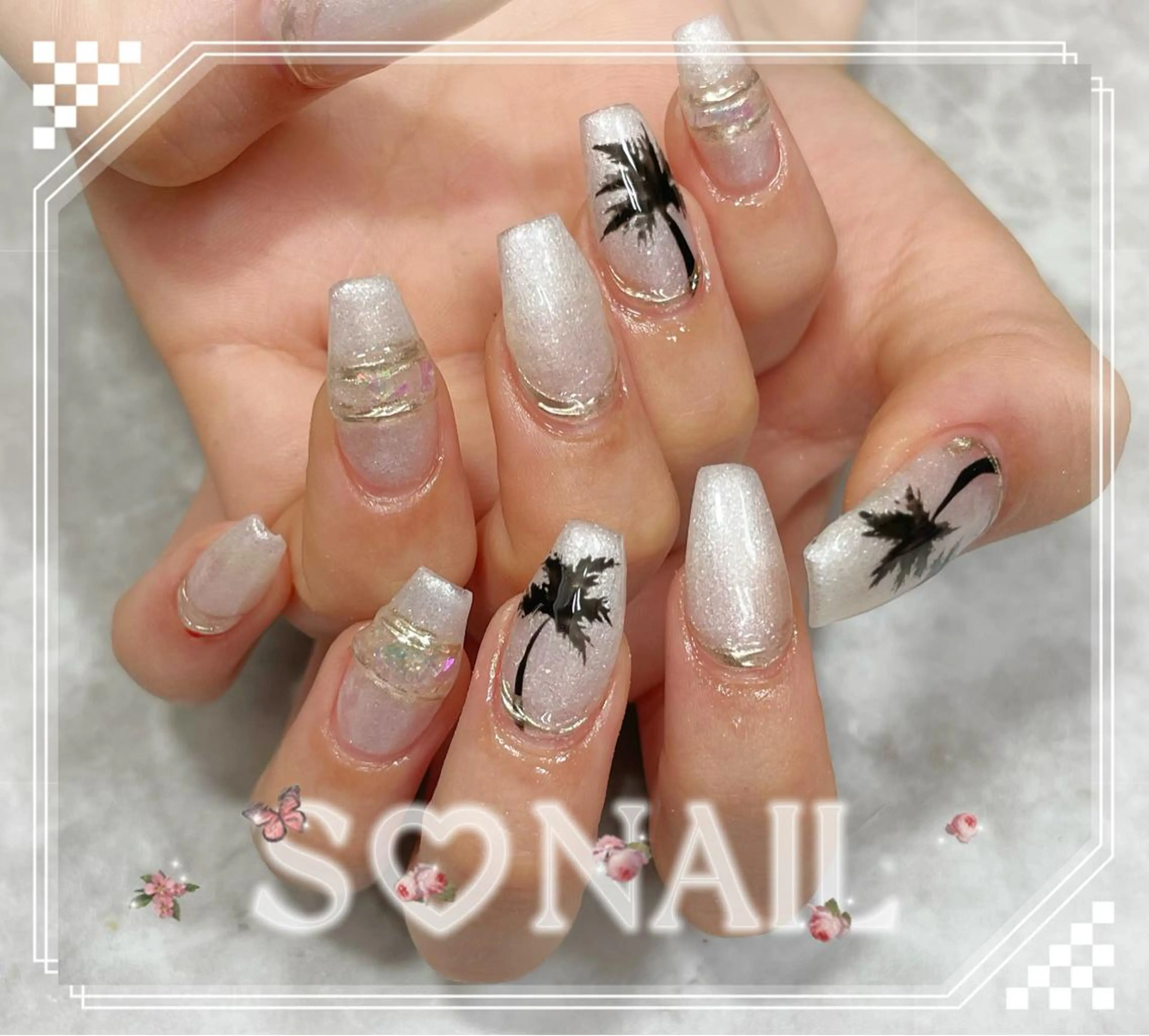 ネイル 持ち込み ハンドネイル S♡NAIL所属・S.NAIL Suuのネイルデザイン