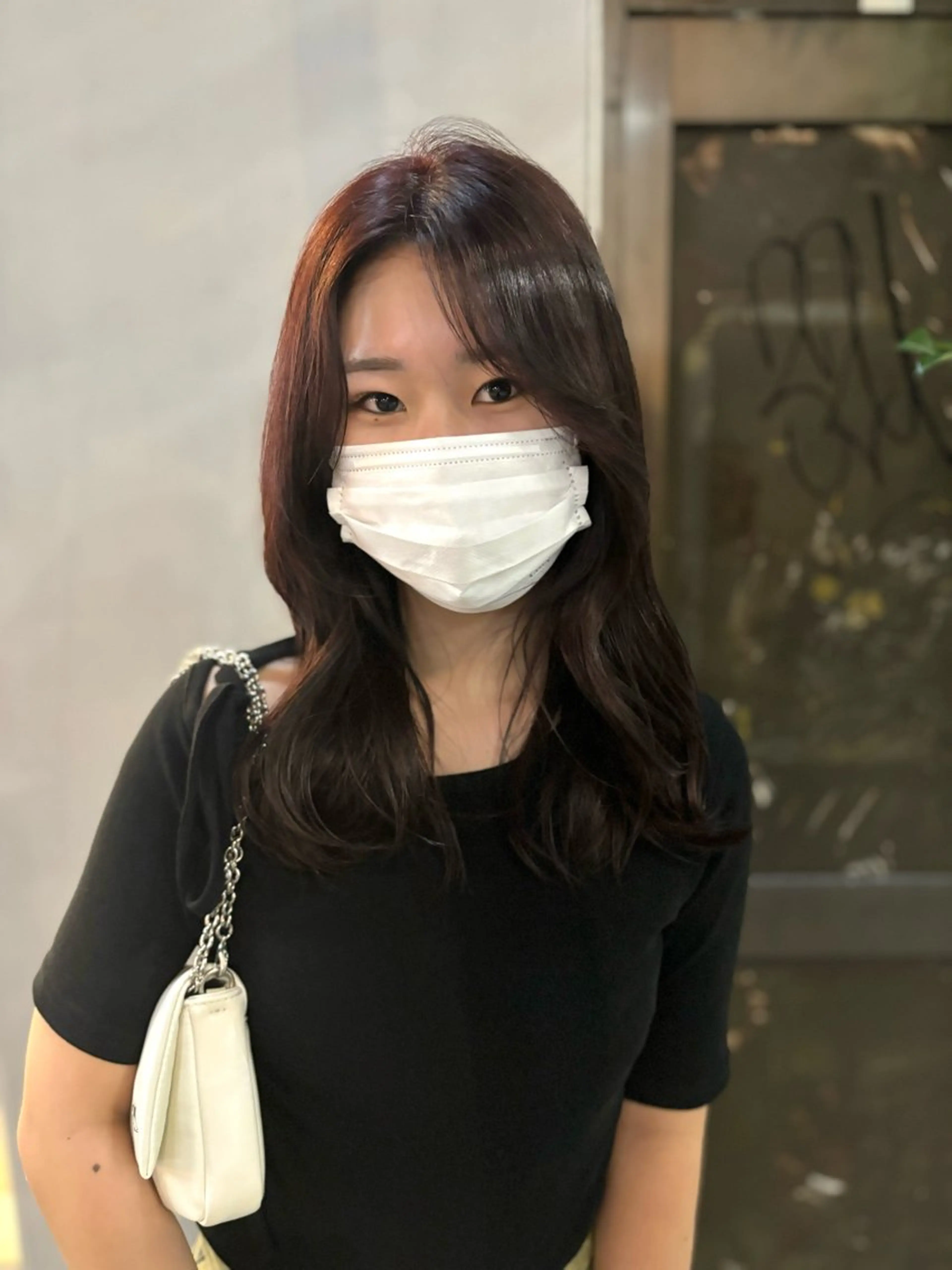 セミロング カラー ヘアカラー トリートメント quafelice所属・曽利 心菜のヘアスタイル