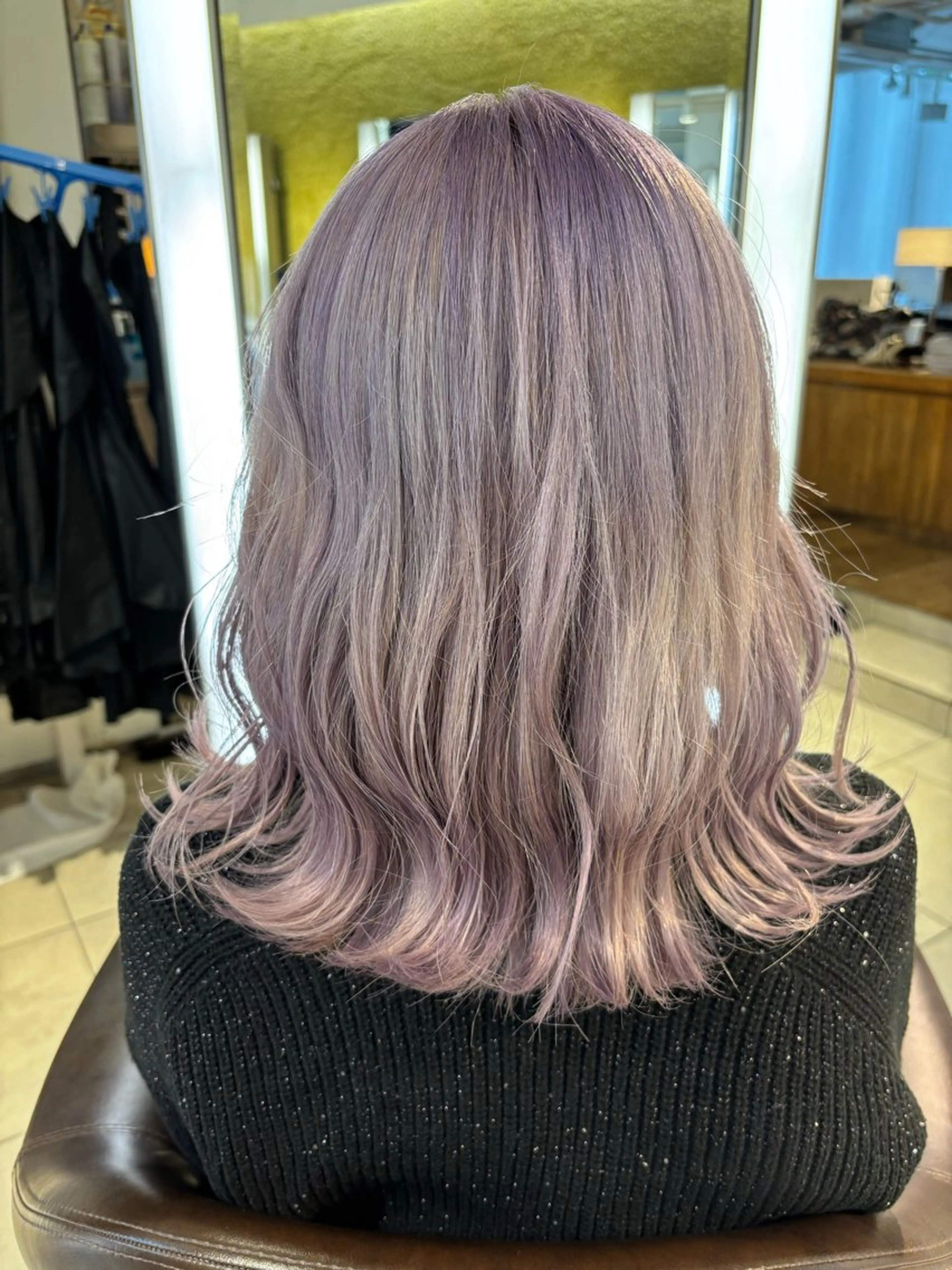 ミディアム こまる もえかのヘアスタイル