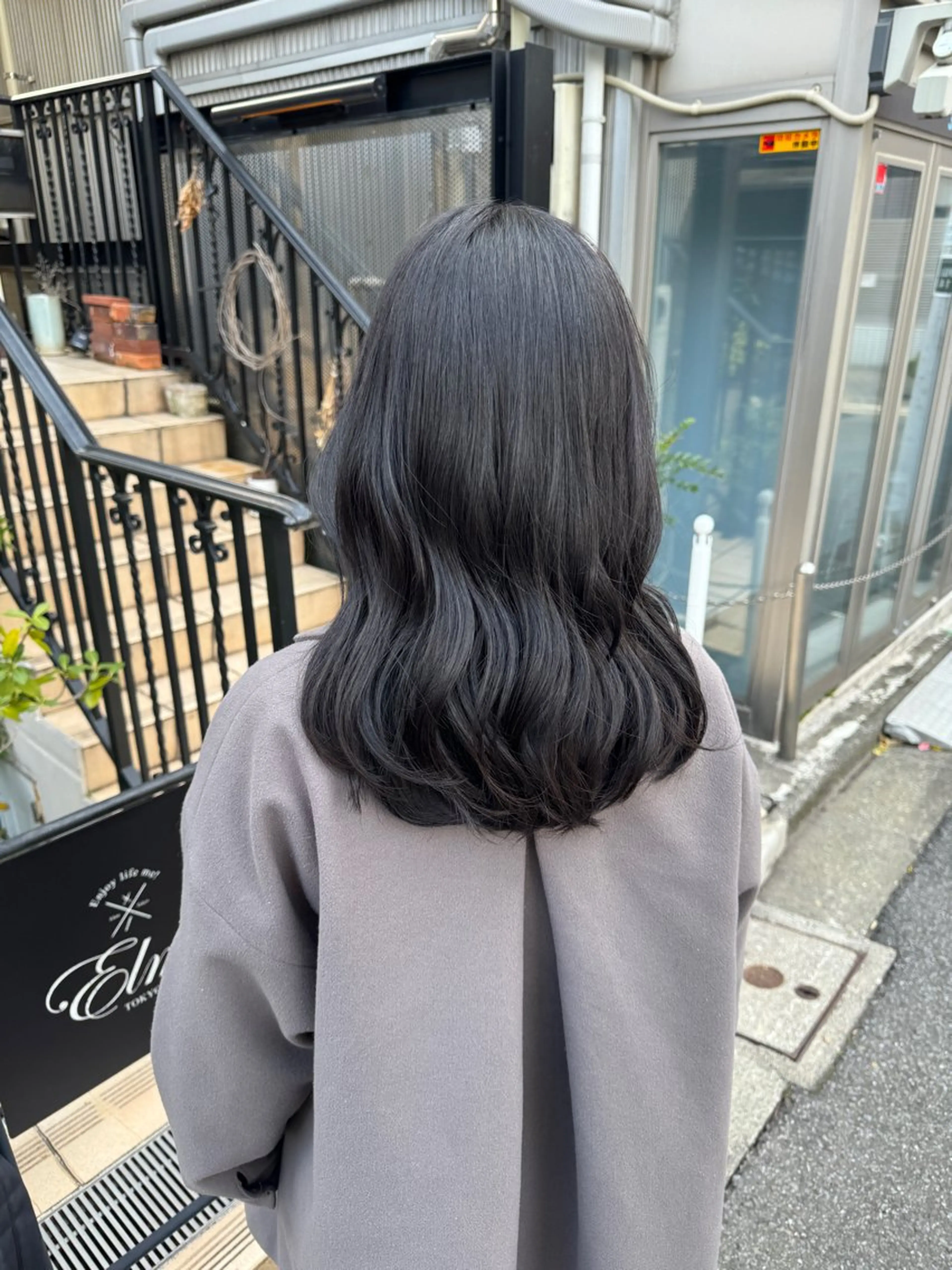 セミロング カラー グレージュ カット ヘアカラー 似合わせモテヘア Akari🦢🖤のヘアスタイル