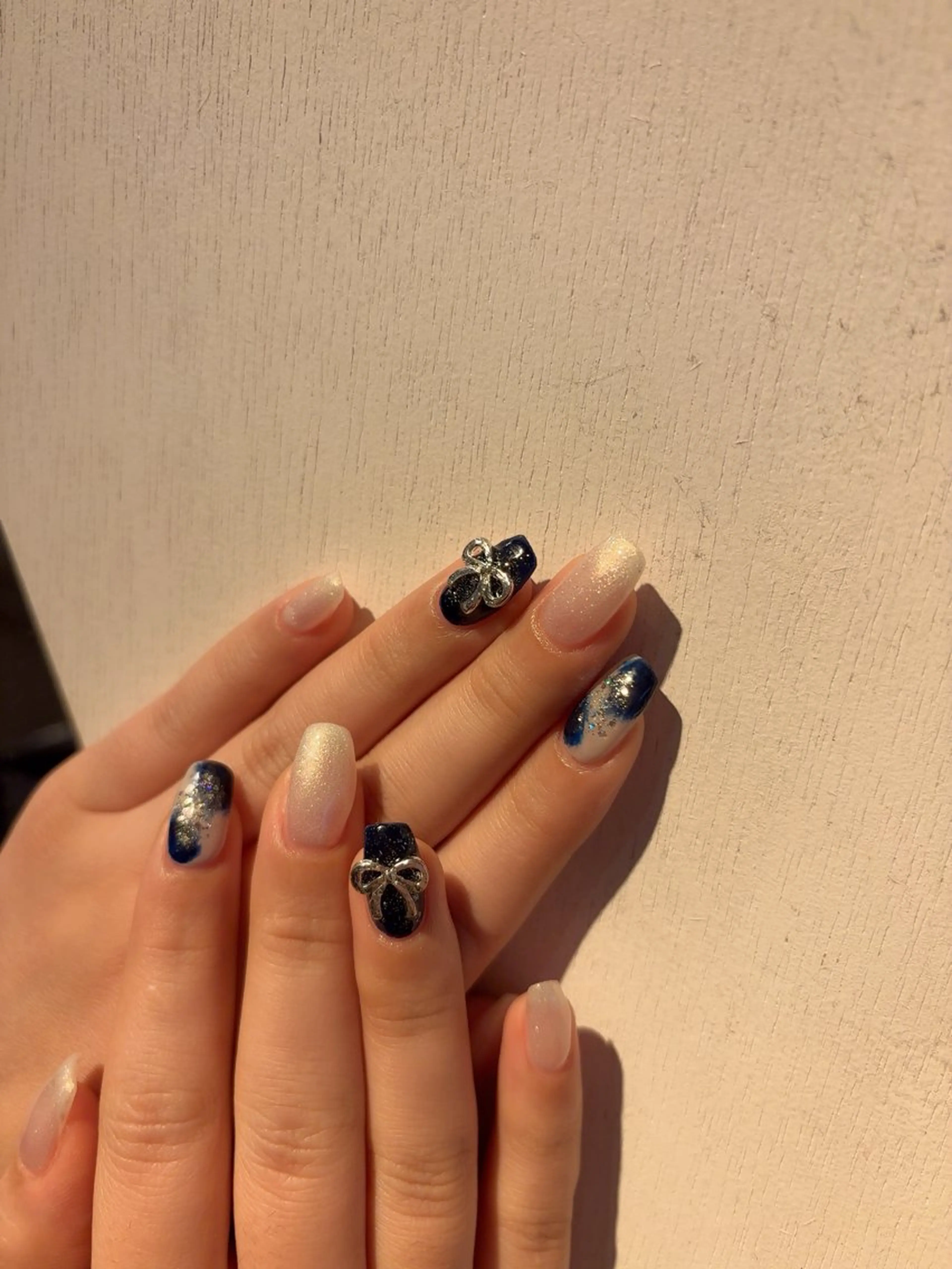 ネイル ホワイト ハンドネイル ハンドケア laviebelle norikoのネイルデザイン