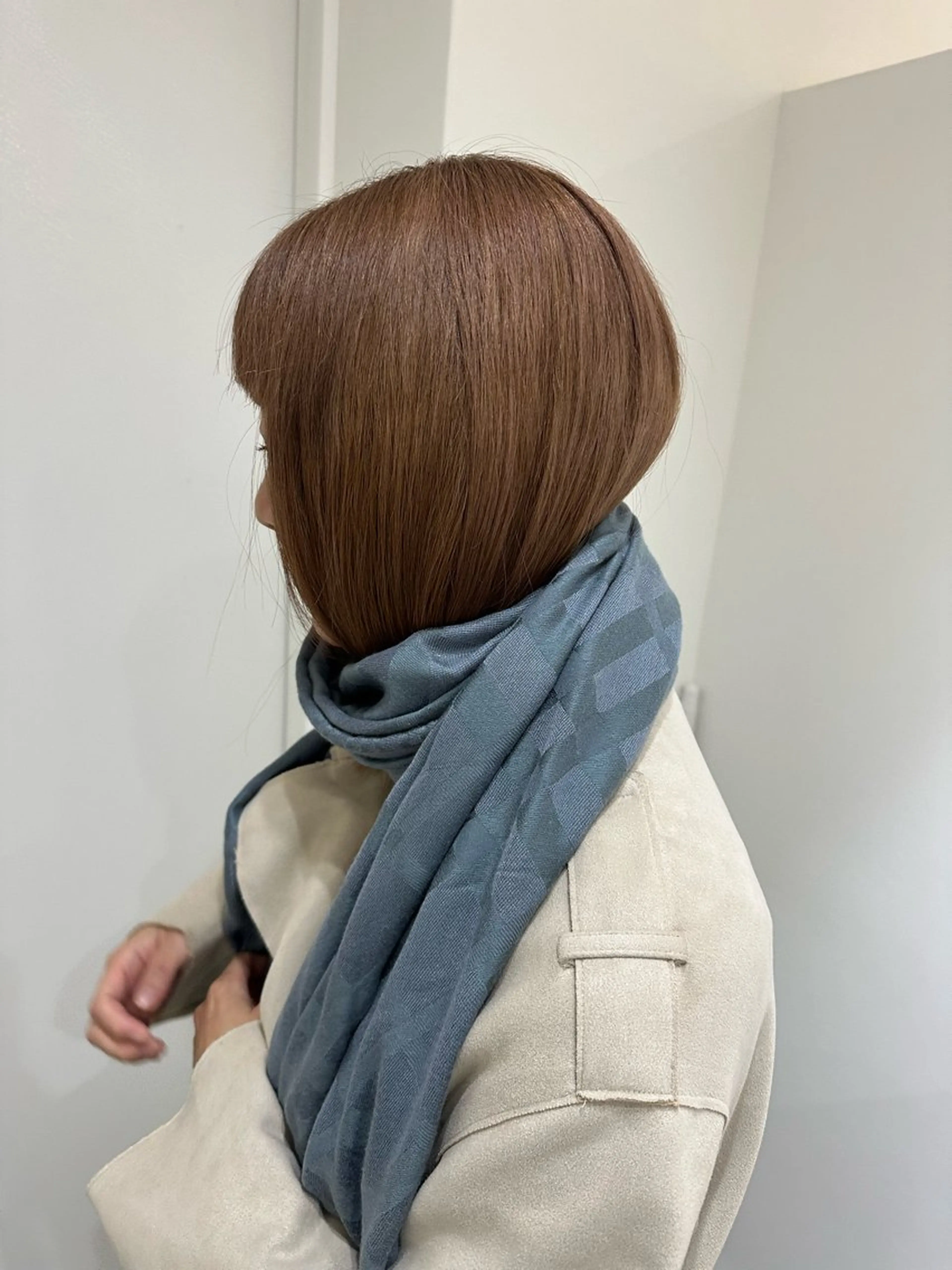 ミディアム カラー カット ヘアカラー トリートメント 海外ヘア/透明感カラ ー🍒nao.のヘアスタイル