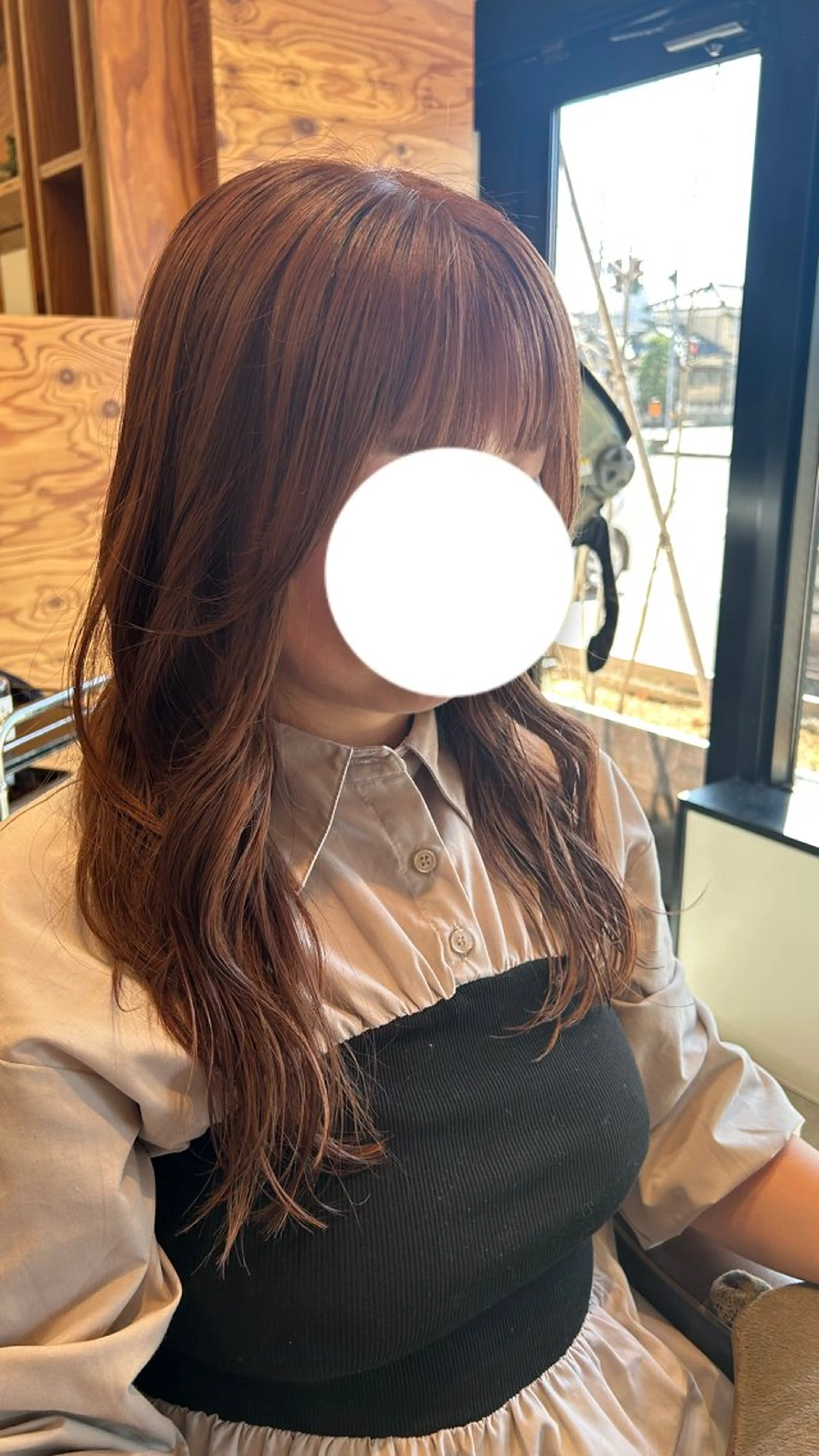 ロング レイヤーカット adorable 樋口円のヘアスタイル