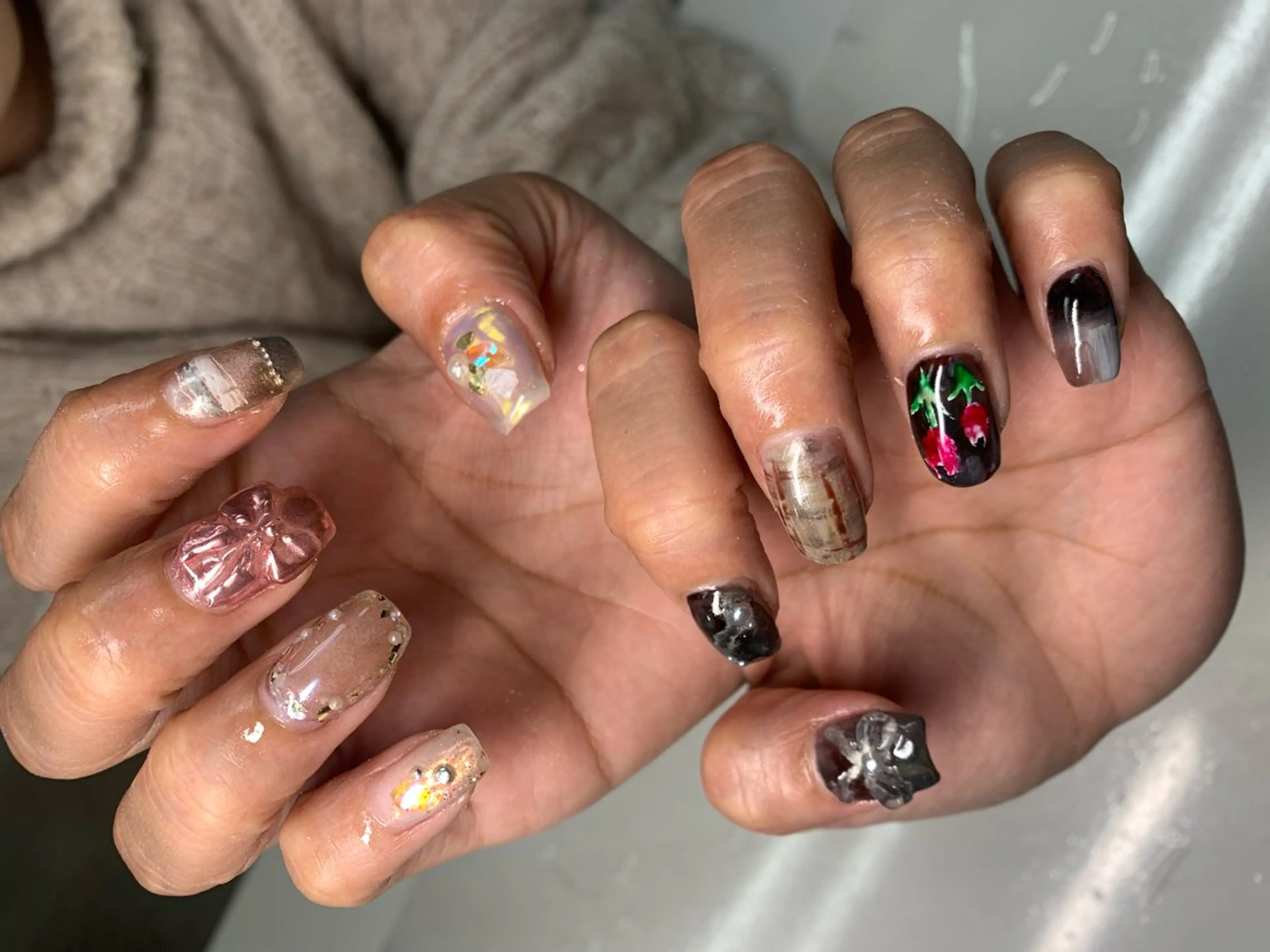 ネイル ニュアンスネイル ネイルサロン NAILILYのネイルデザイン