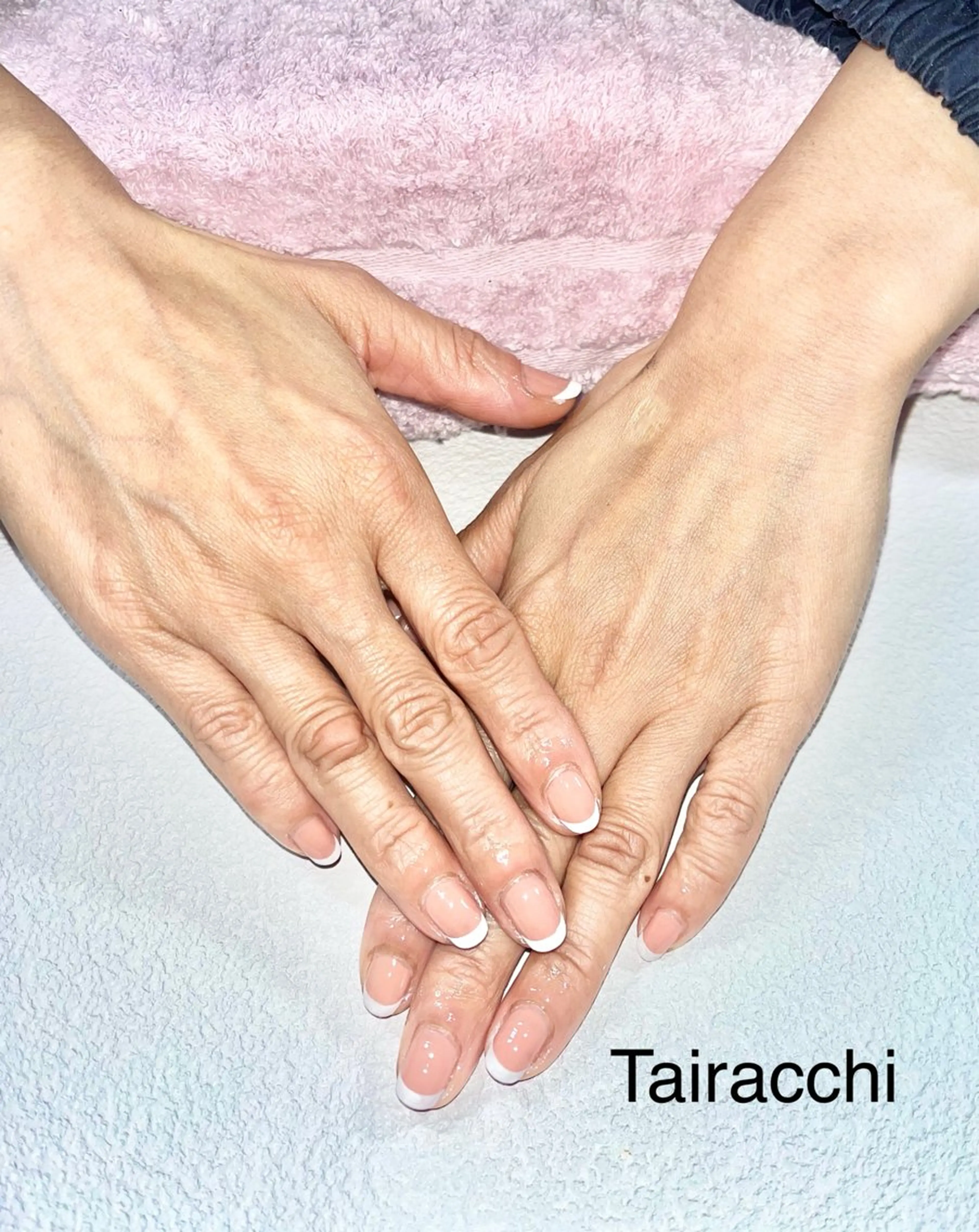 ネイル フレンチネイル Tairacchi ﾀｲﾗｯﾁのネイルデザイン