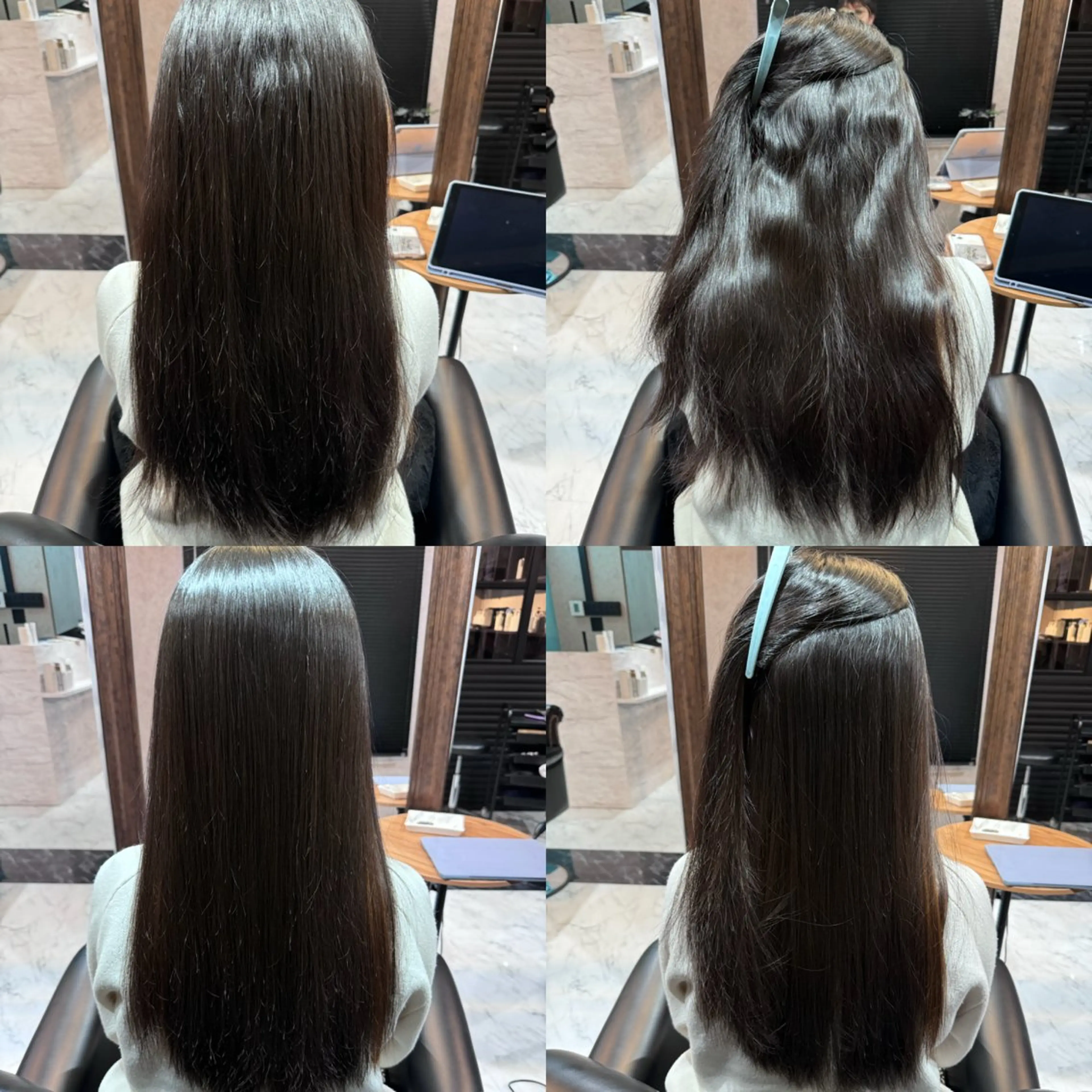 ロング 縮毛矯正 LuanaTOKYO 都築佑汰のヘアスタイル