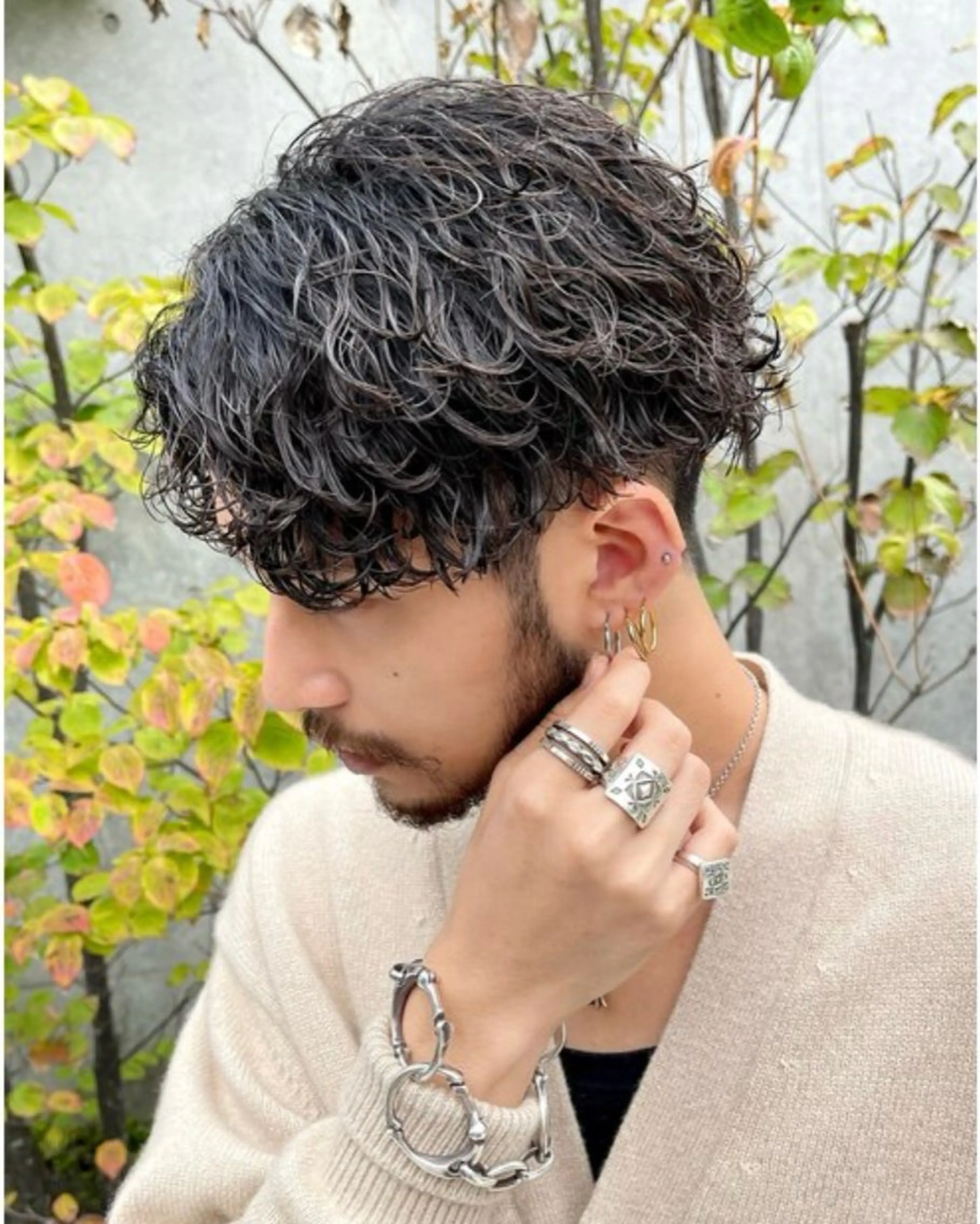 ショート パーマ メンズ カット パーマ 楽斗/メンズパーマ /シャドウパーマのヘアスタイル