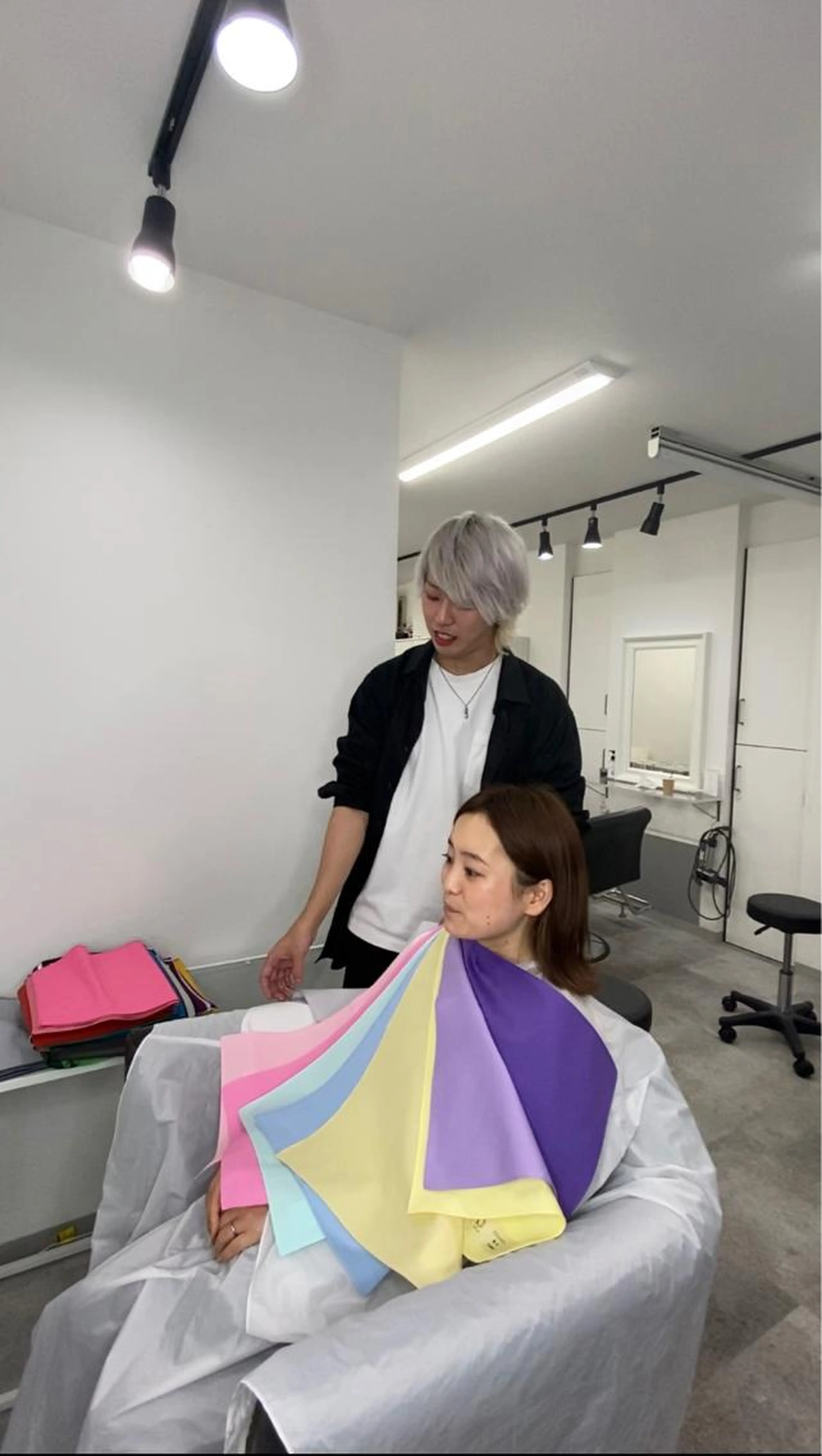 【☆5口コミ多数】パーソナルカラー診断(フル)1st.2nd＋ベストカラー診断＋メイク、服装アドバイス…etcの写真