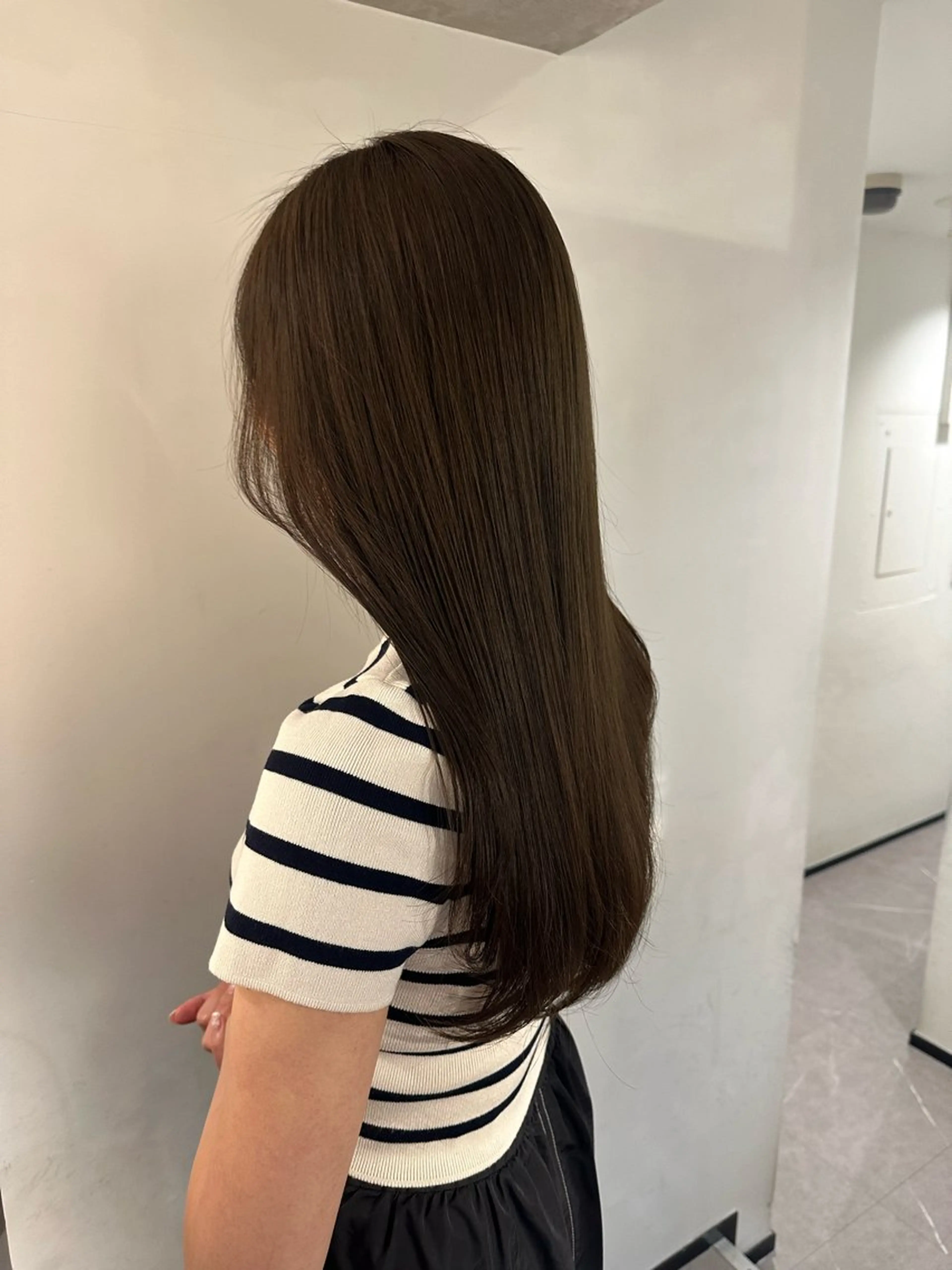 ロング 巻ける縮毛矯正 艶カラー/れむのヘアスタイル
