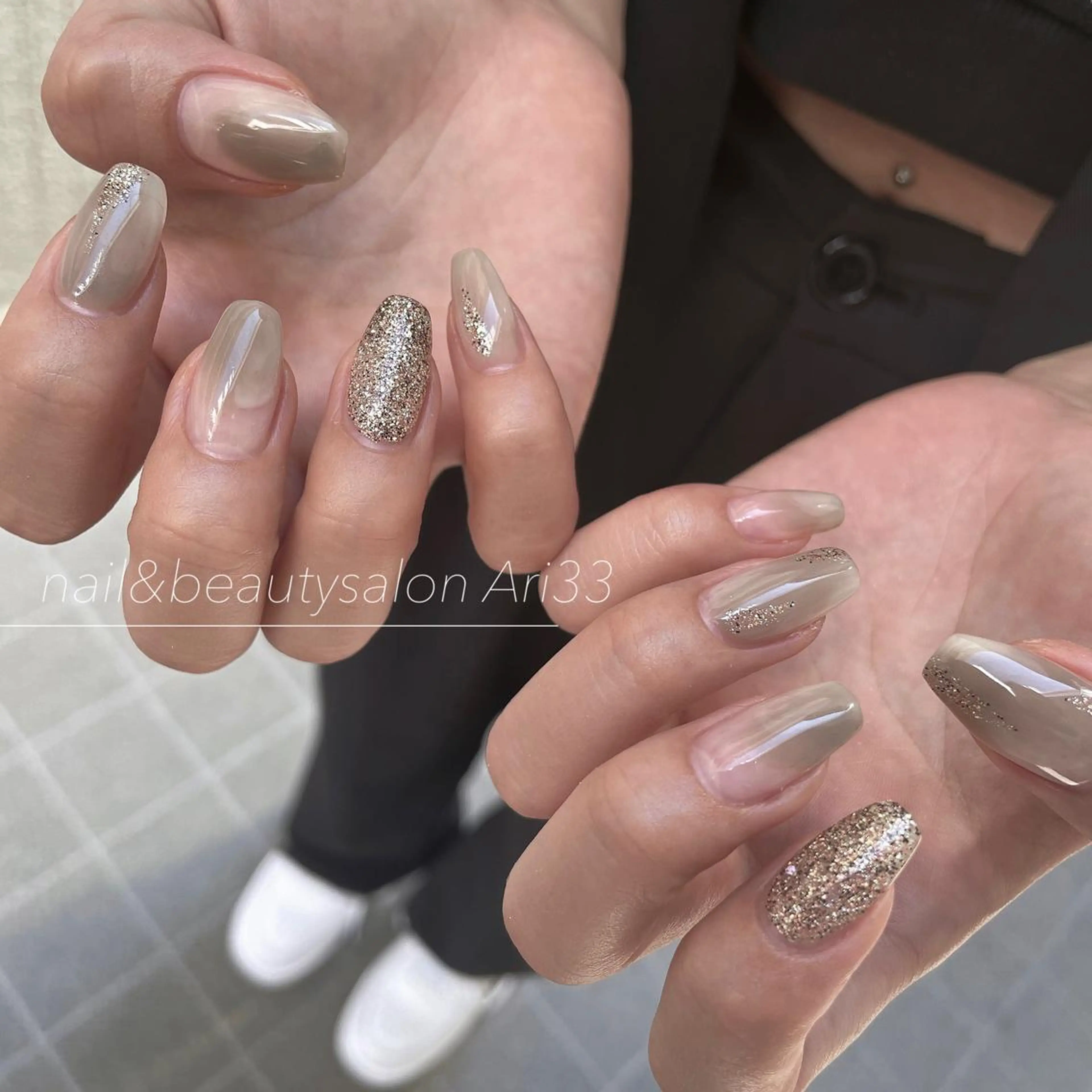 ネイル ハンドネイル プライベートサロン Ari33nailのネイルデザイン