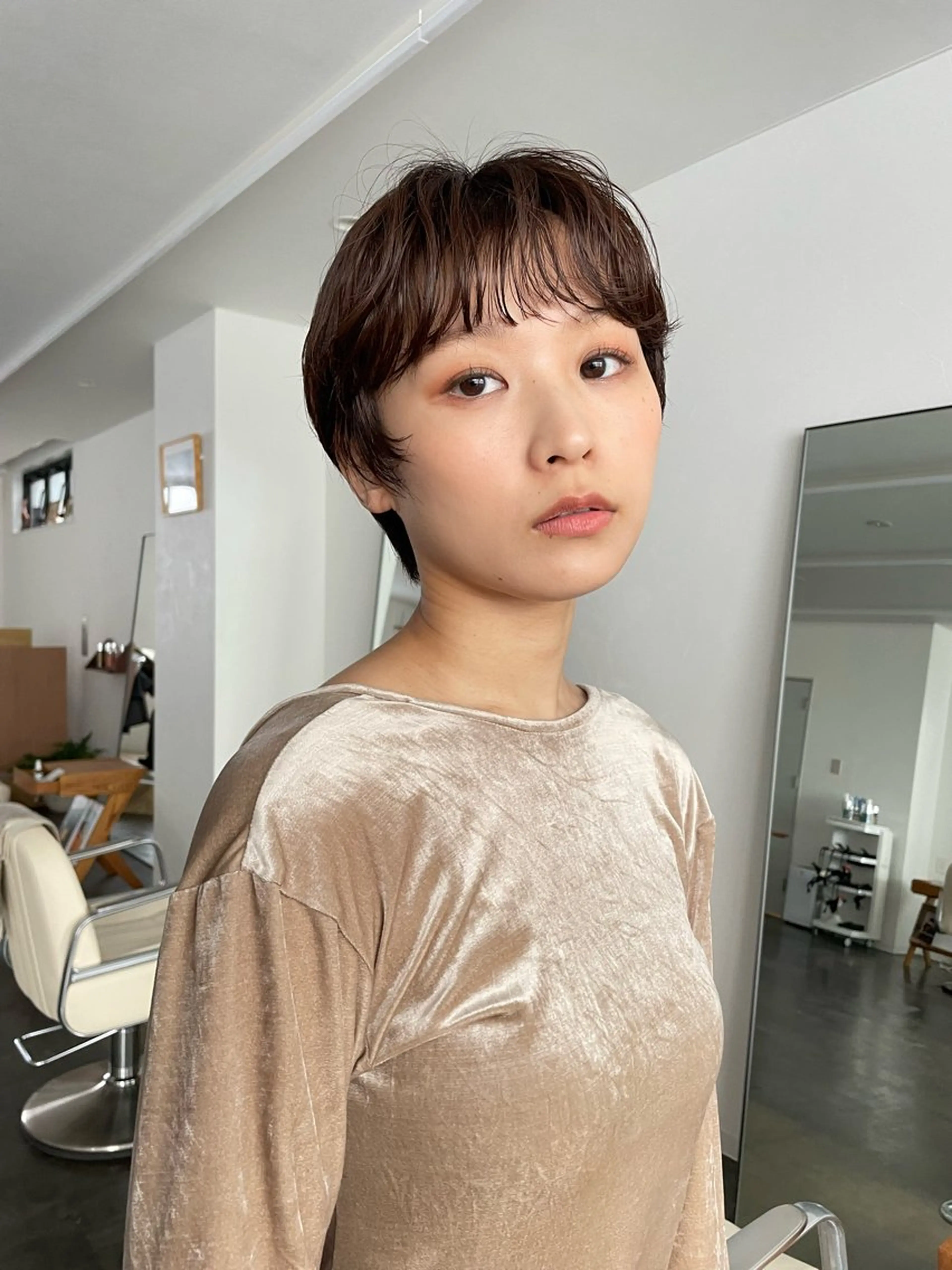ショート パーマ pole所属・【pole】 minaのヘアスタイル