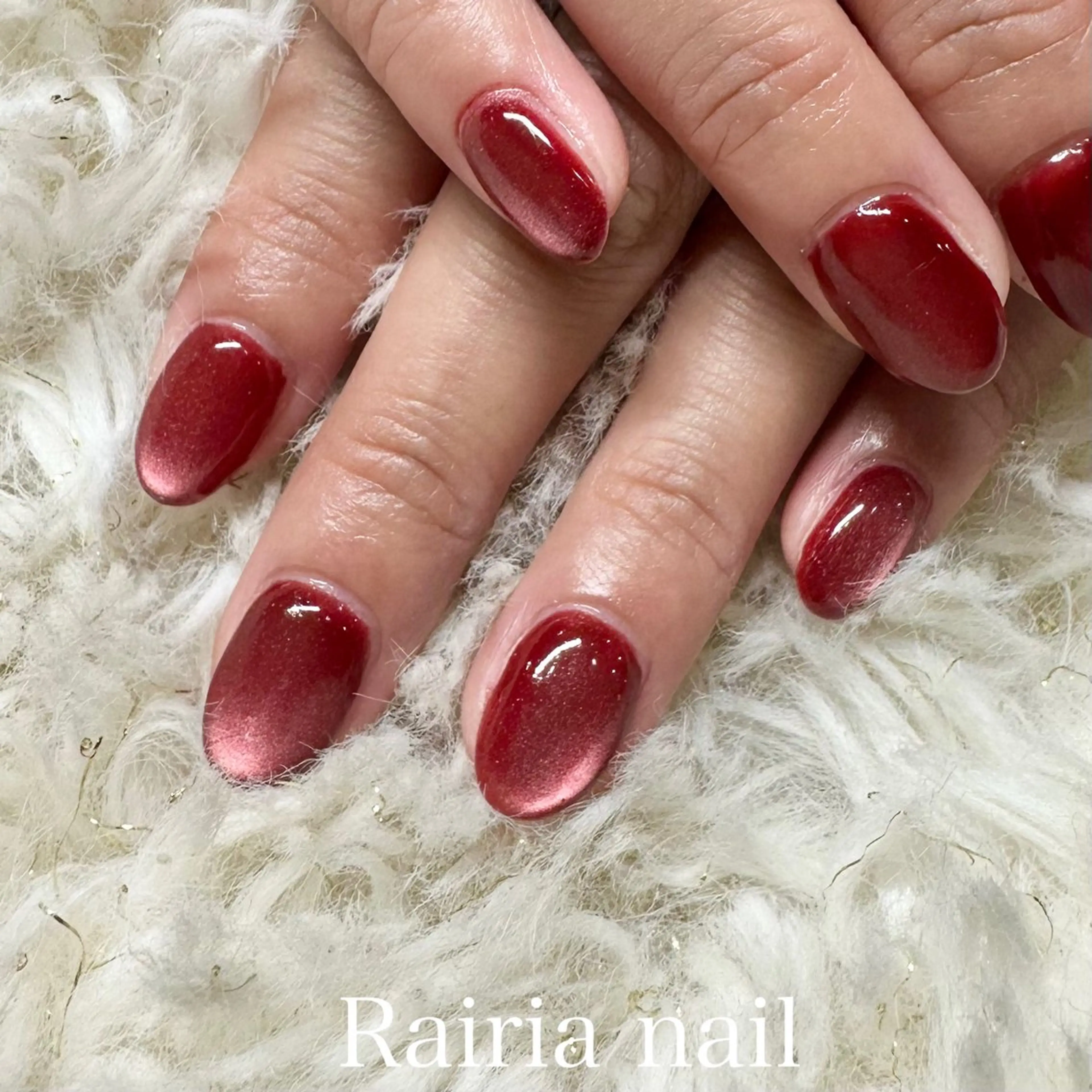 ネイル ジェルネイル マグネットネイル パラジェル Rairia nail所属・ライリアネイル Mikuのネイルデザイン