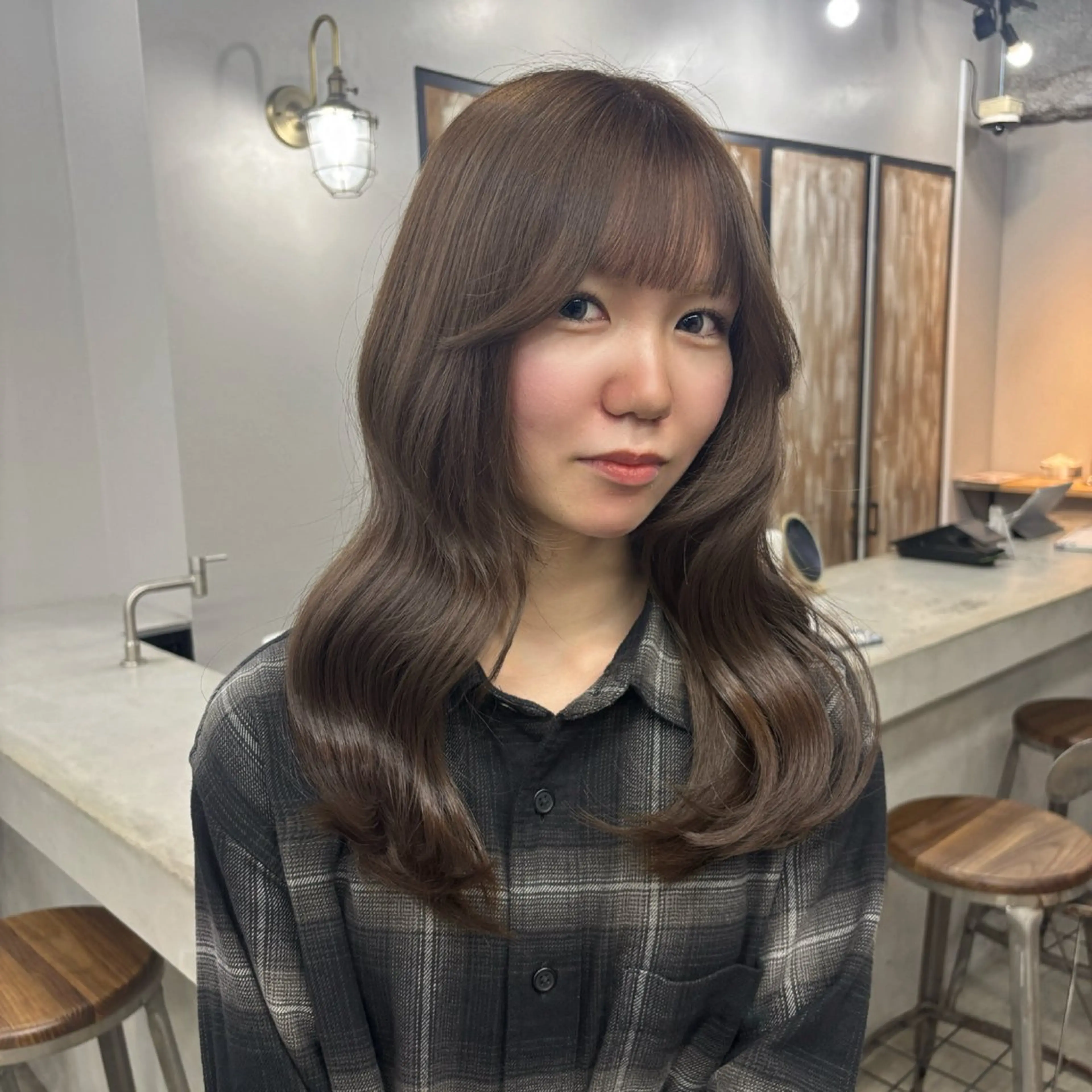 ロング カラー ヘアカラー トリートメント Ameri所属・艶髪/韓国ヘア🎀 Kanon︎︎⁺.のヘアスタイル