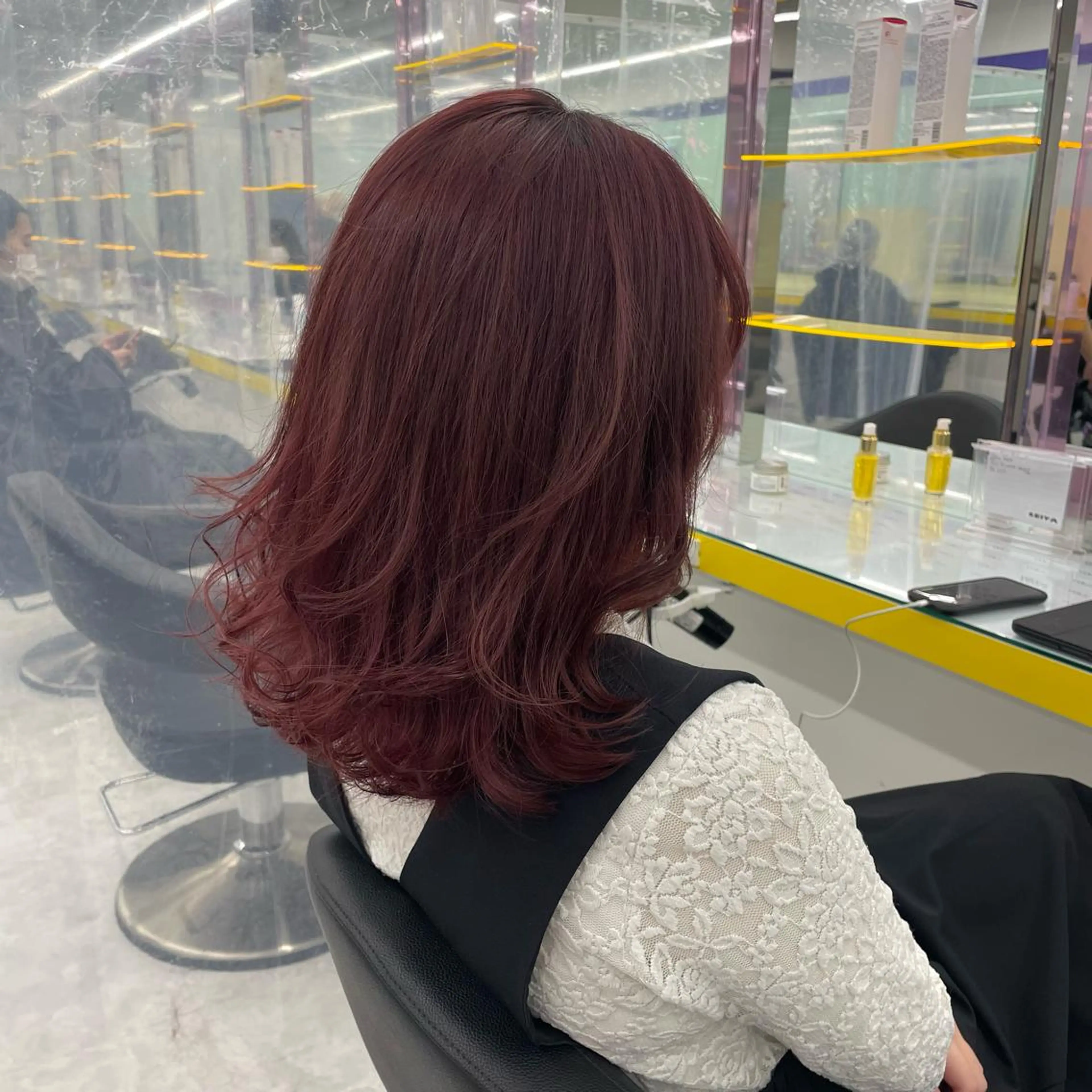 ロング カラー パーマ ヘアアレンジ メンズ ヘアカラー トリートメント ヘッドスパ ヘアセット 💜寒色特化 門脇誠弥💜のヘアスタイル