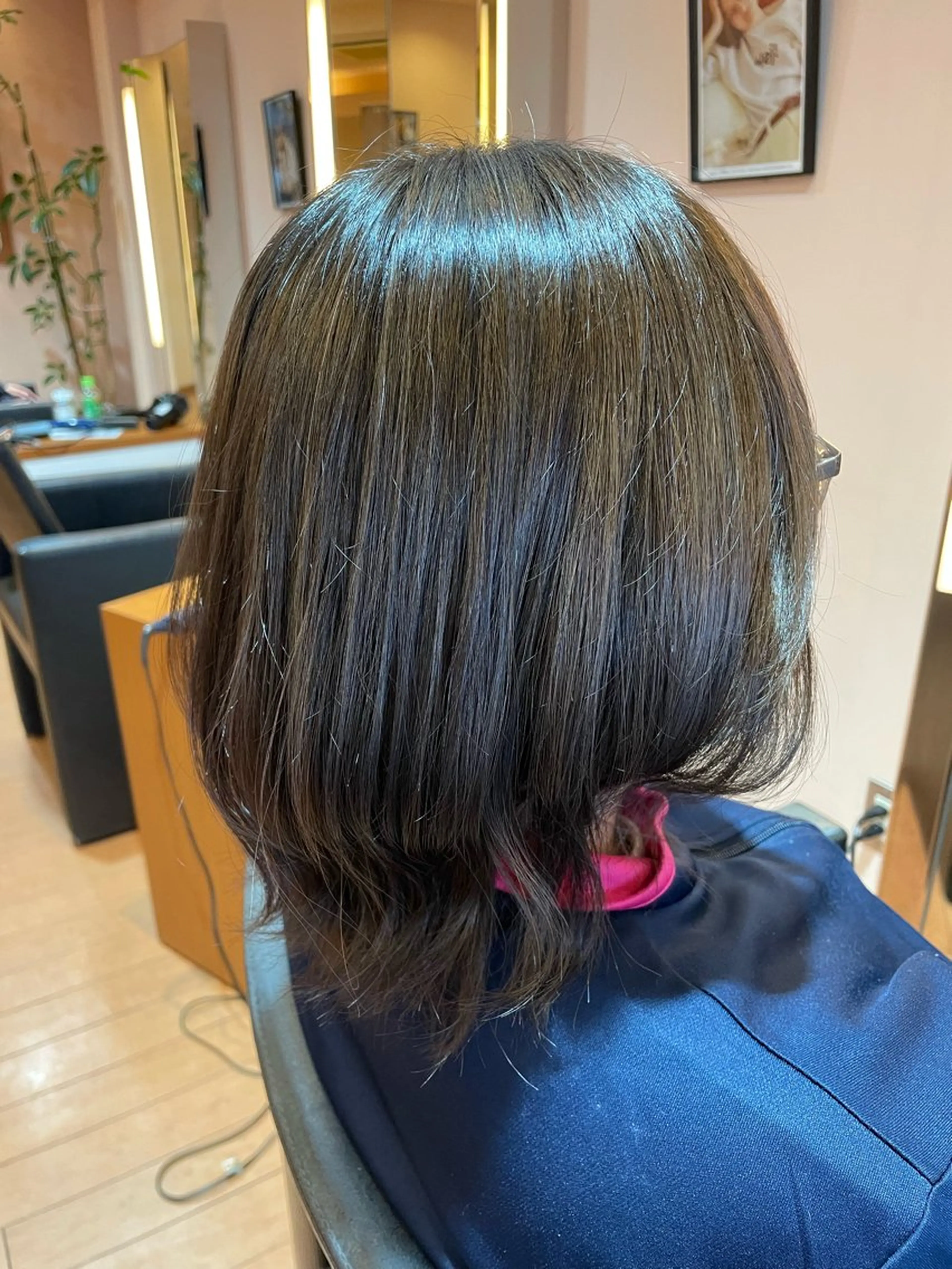 ミディアム カラー カット ヘアカラー トリートメント mod's hair 未来(みく)のヘアスタイル