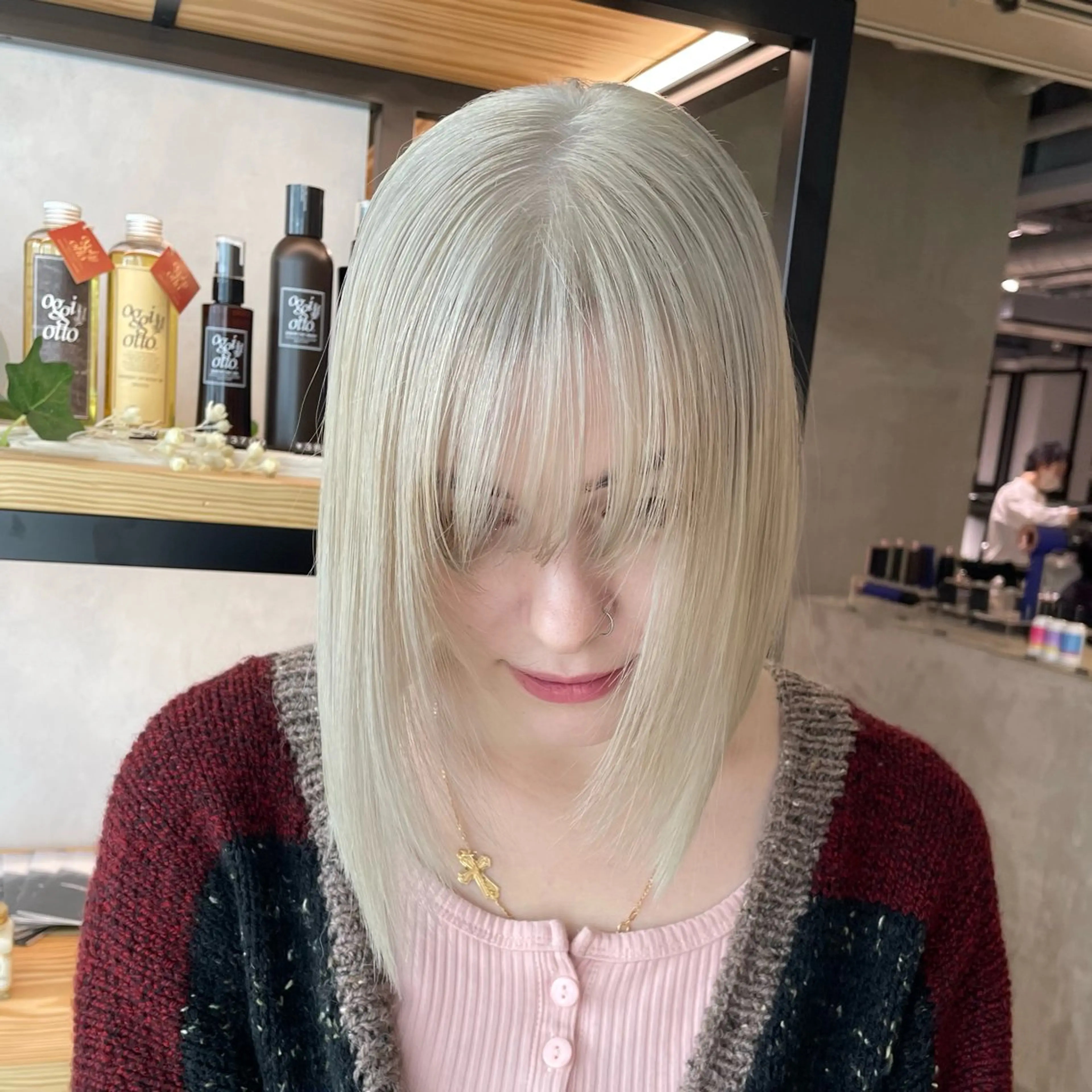 ショート カラー 透明感🎀艶髪 💞まいか🎶のヘアスタイル