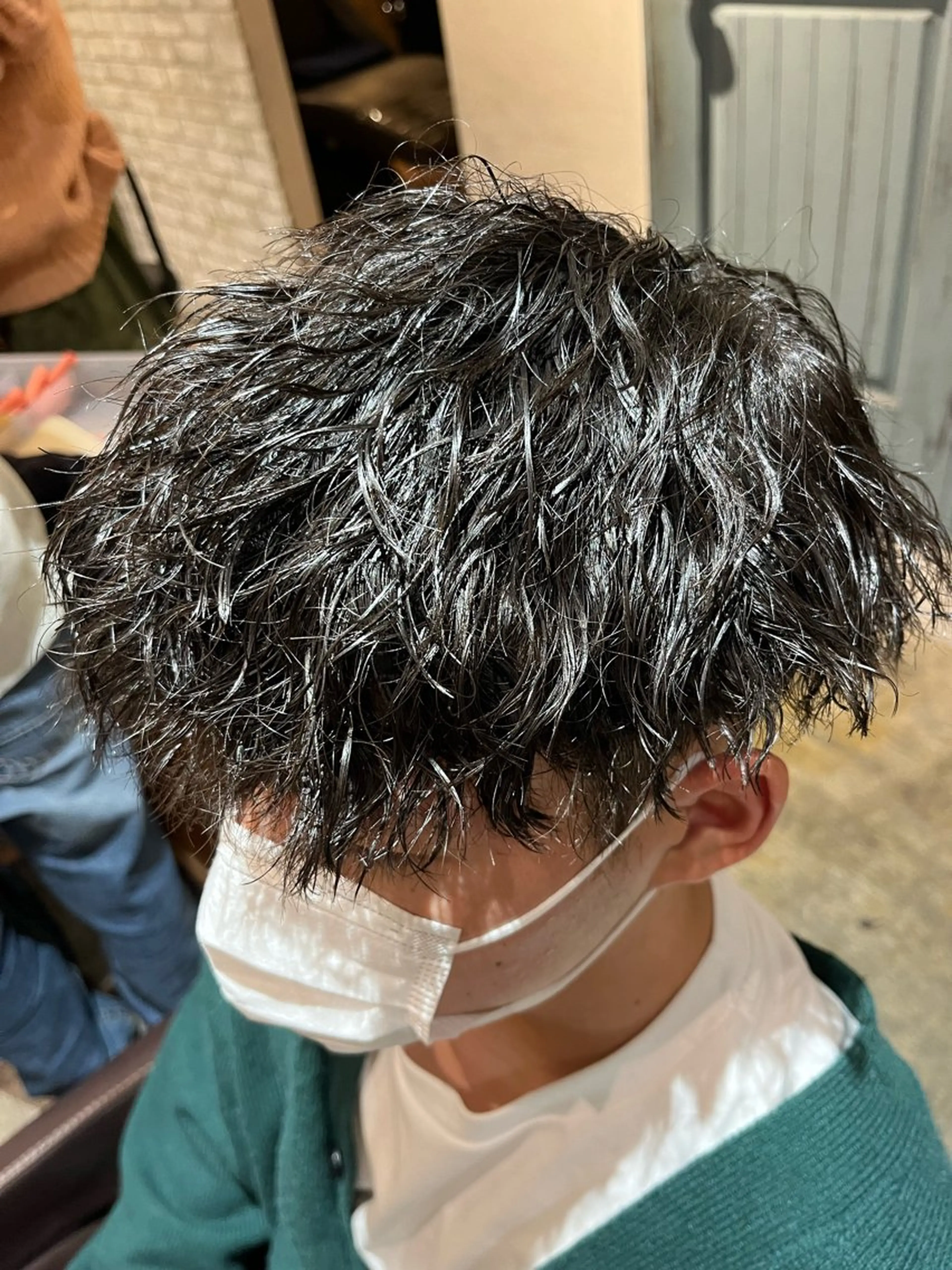 パーマ メンズ カット パーマ トリートメント ヘアセット 👑メンズパーマの 天才店長望月👑のヘアスタイル