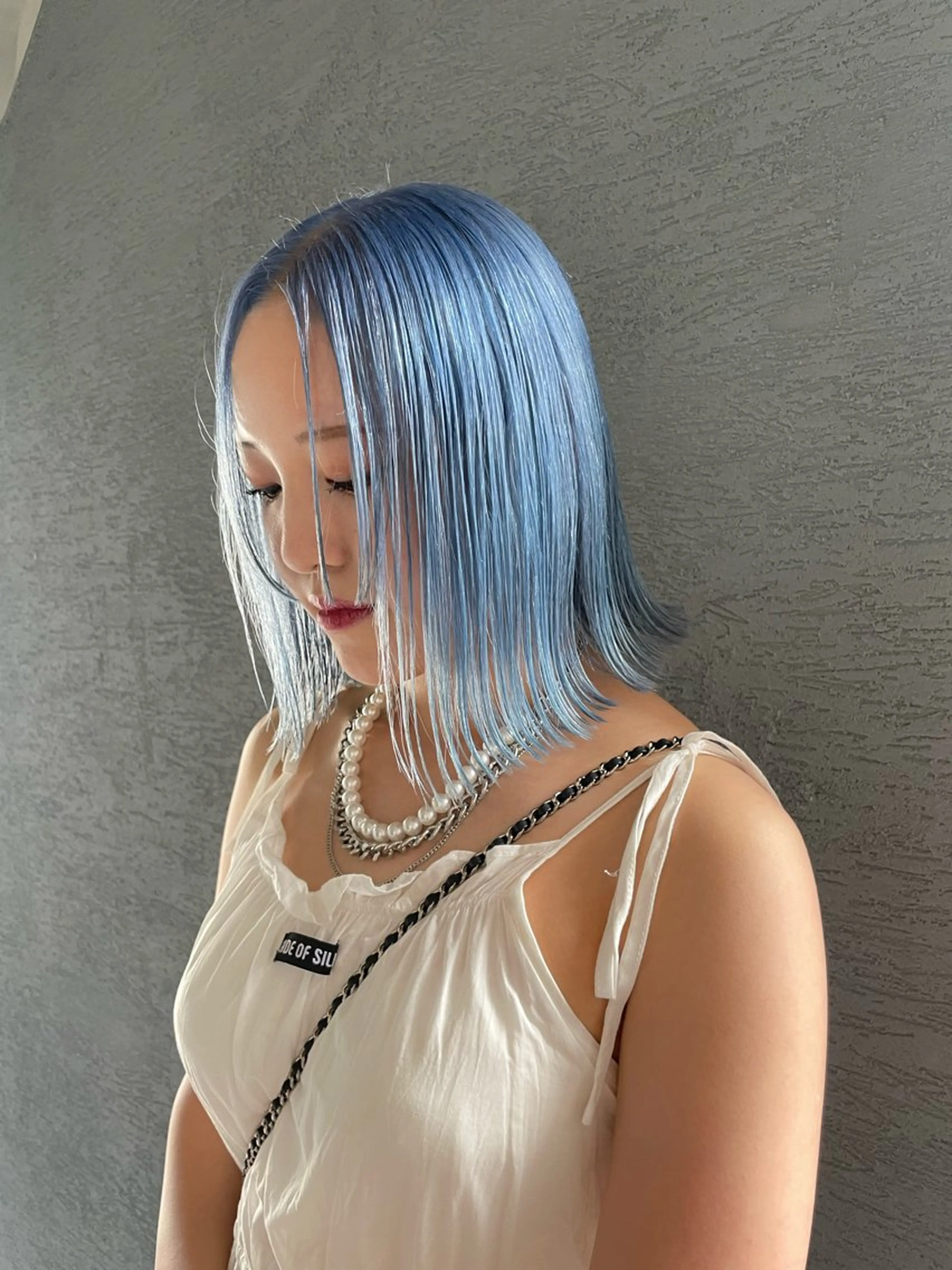 カラー ブリーチ ヘアカラー トリートメント ミルクティーベージュ ブリーチ🖤サヤカのヘアスタイル