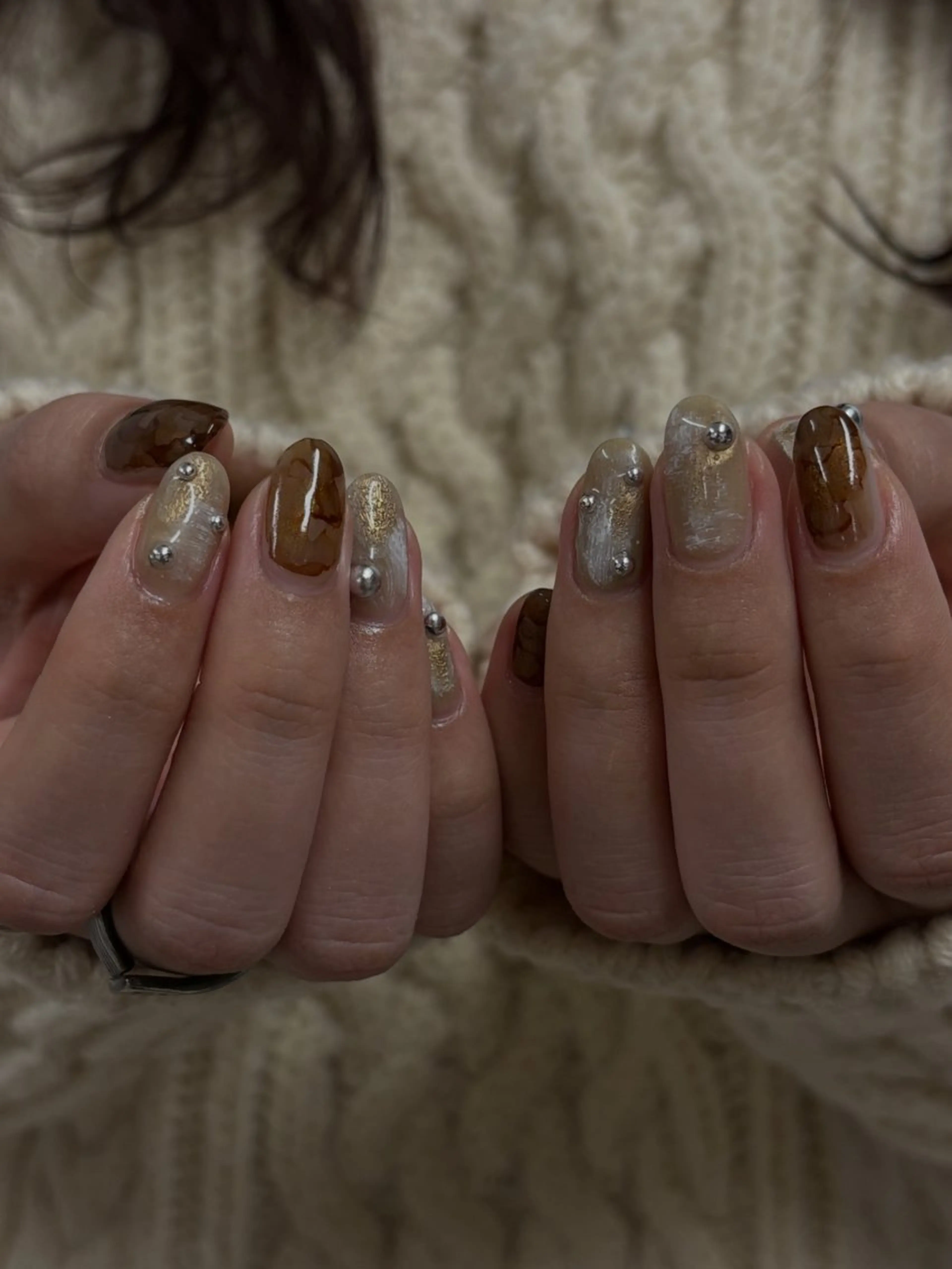 ネイル ハンドネイル GLADnail新宿 arisaのネイルデザイン