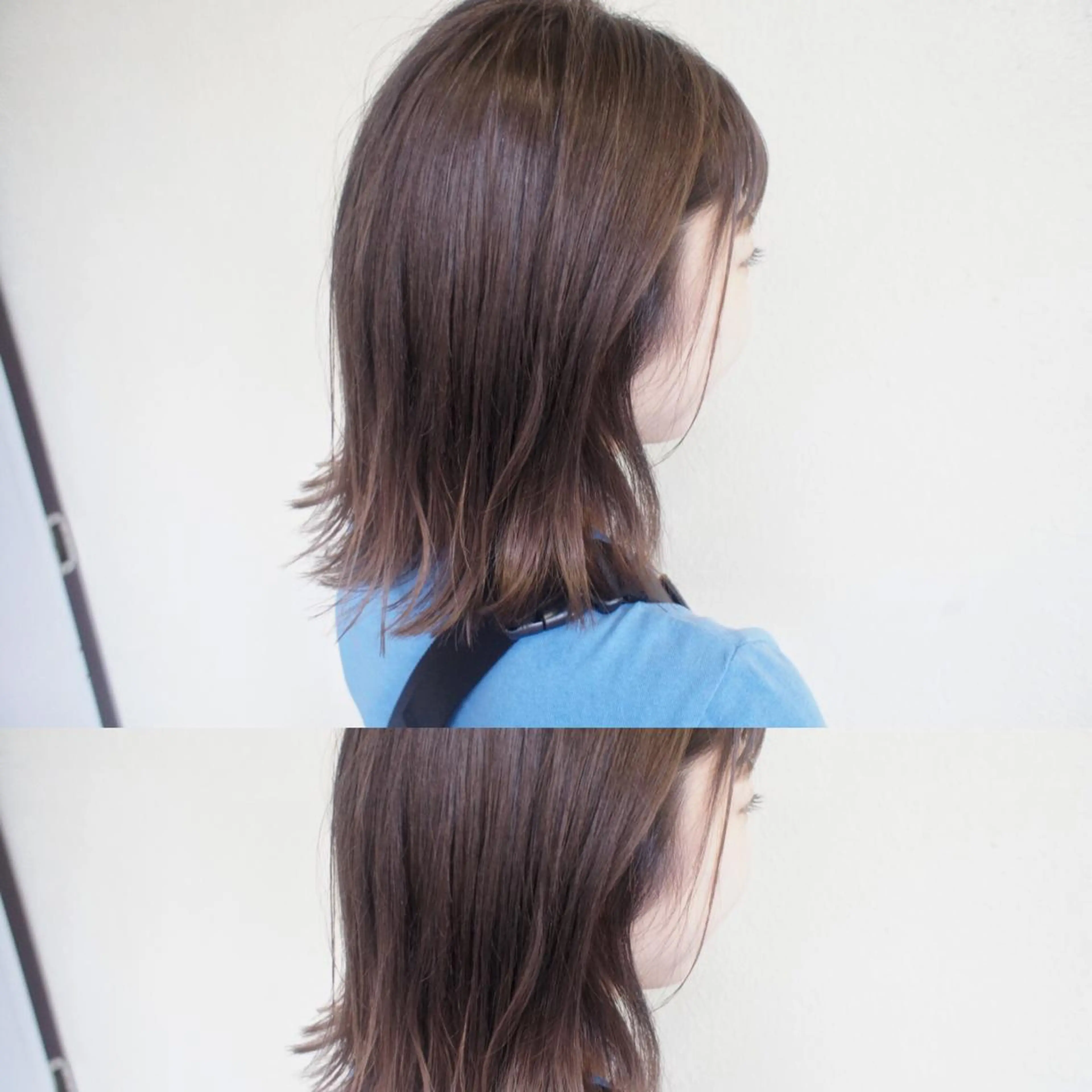 ミディアム カラー アッシュ シルバー シルバーアッシュ This所属・🟦髪質改善6年 💊YAMAMOTOのヘアスタイル