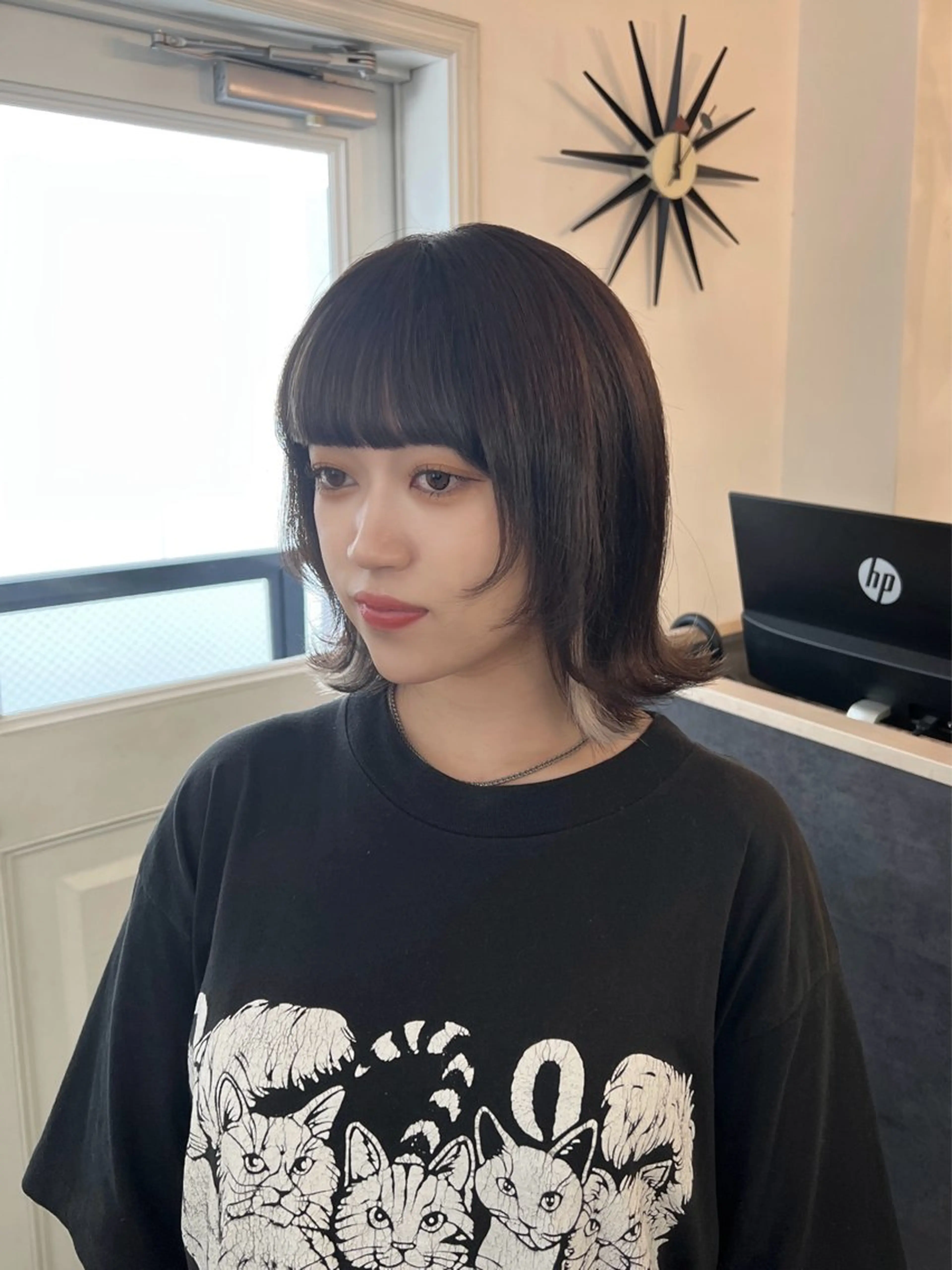 ミディアム エクステ カット エクステ 🪽ハネエクステ🪽 羽エクステKENJIのヘアスタイル