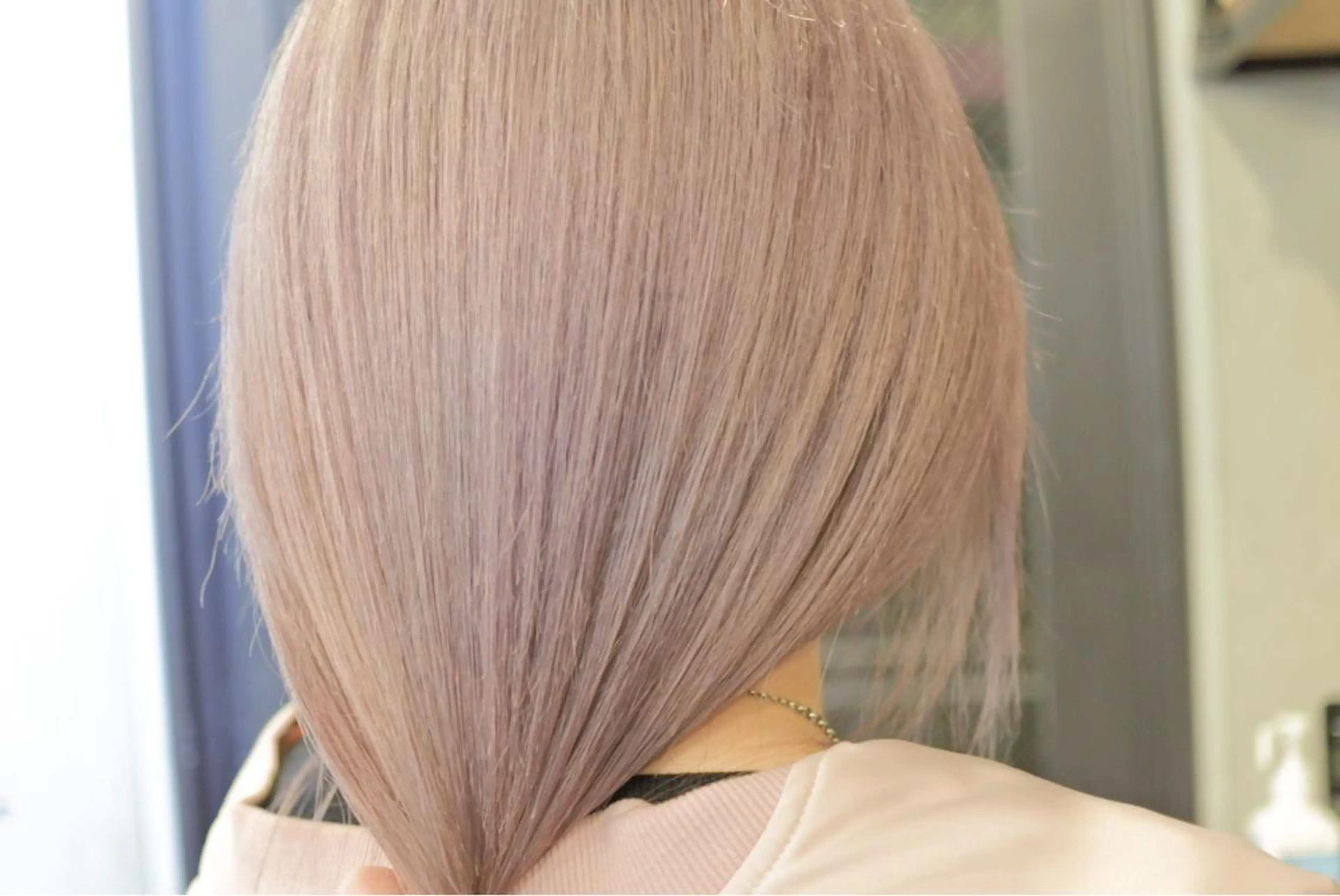 ロング カラー 艶髪ブリーチ 永井竜也のヘアスタイル
