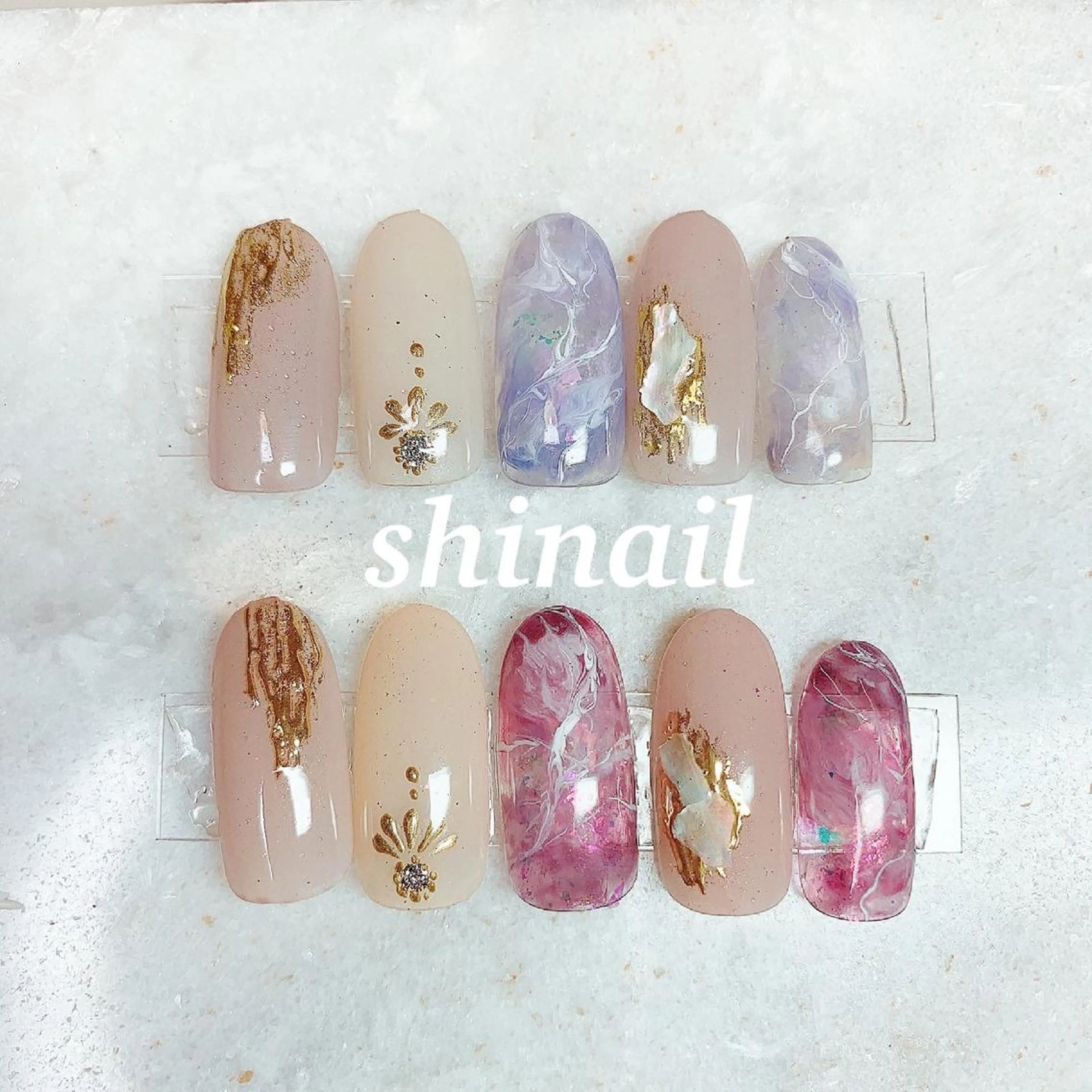 ネイル ジェルネイル ハードジェル スカルプネイル shi nail所属・KLEE NAIL クレーネイルのネイルデザイン
