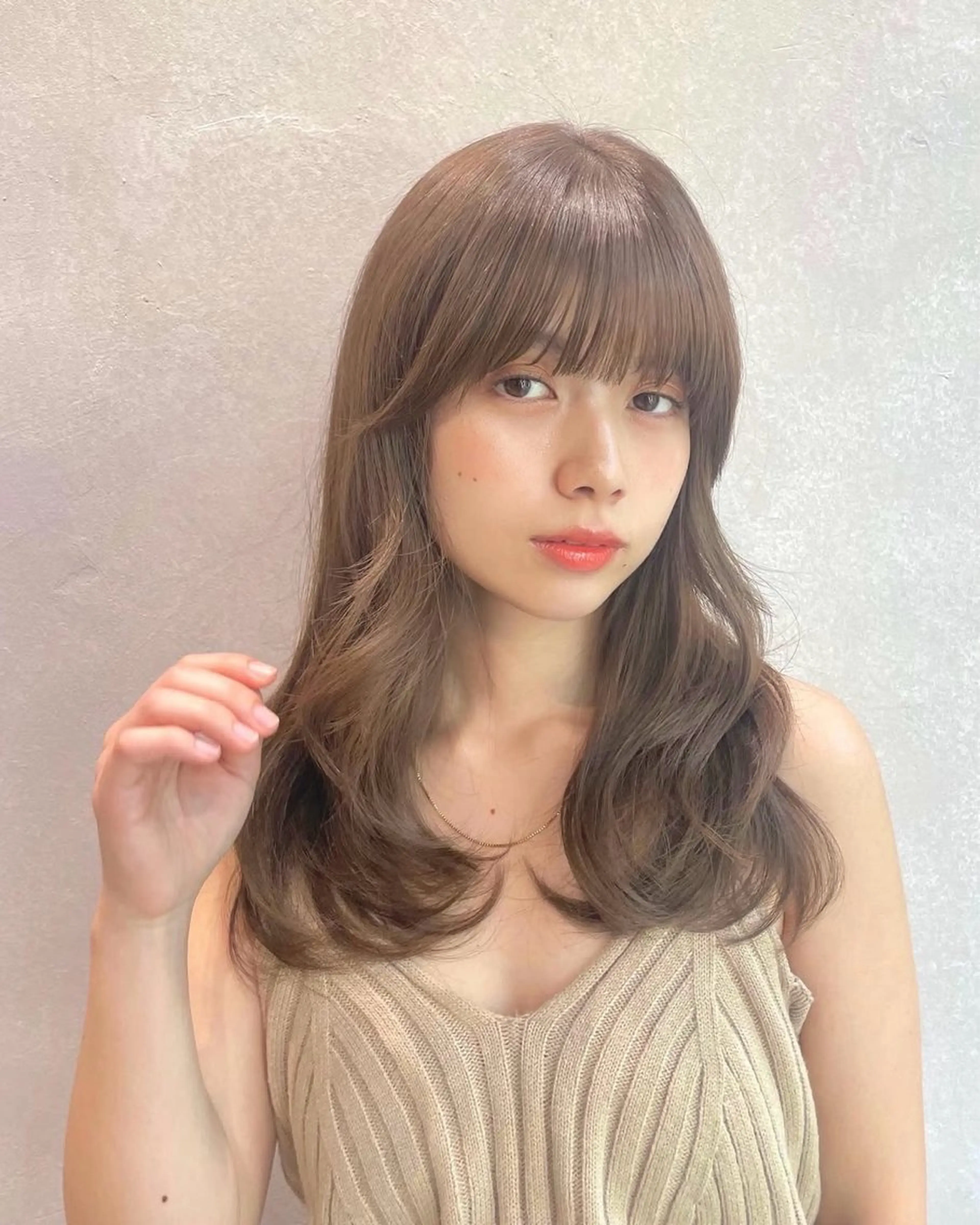セミロング 透明感カラー🎨 たくまのヘアスタイル