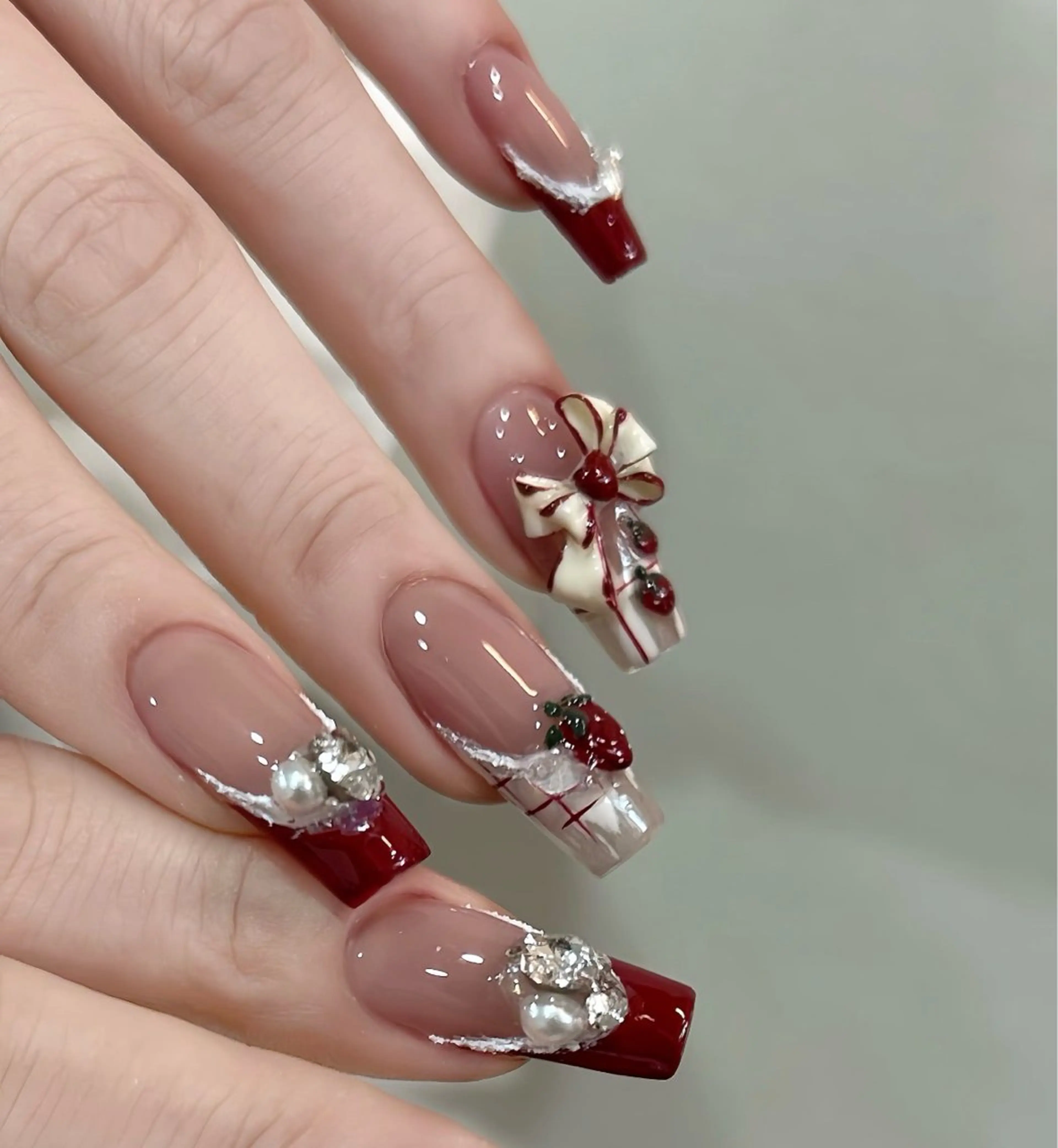 贅沢無制限持ち込みデザインnailの写真