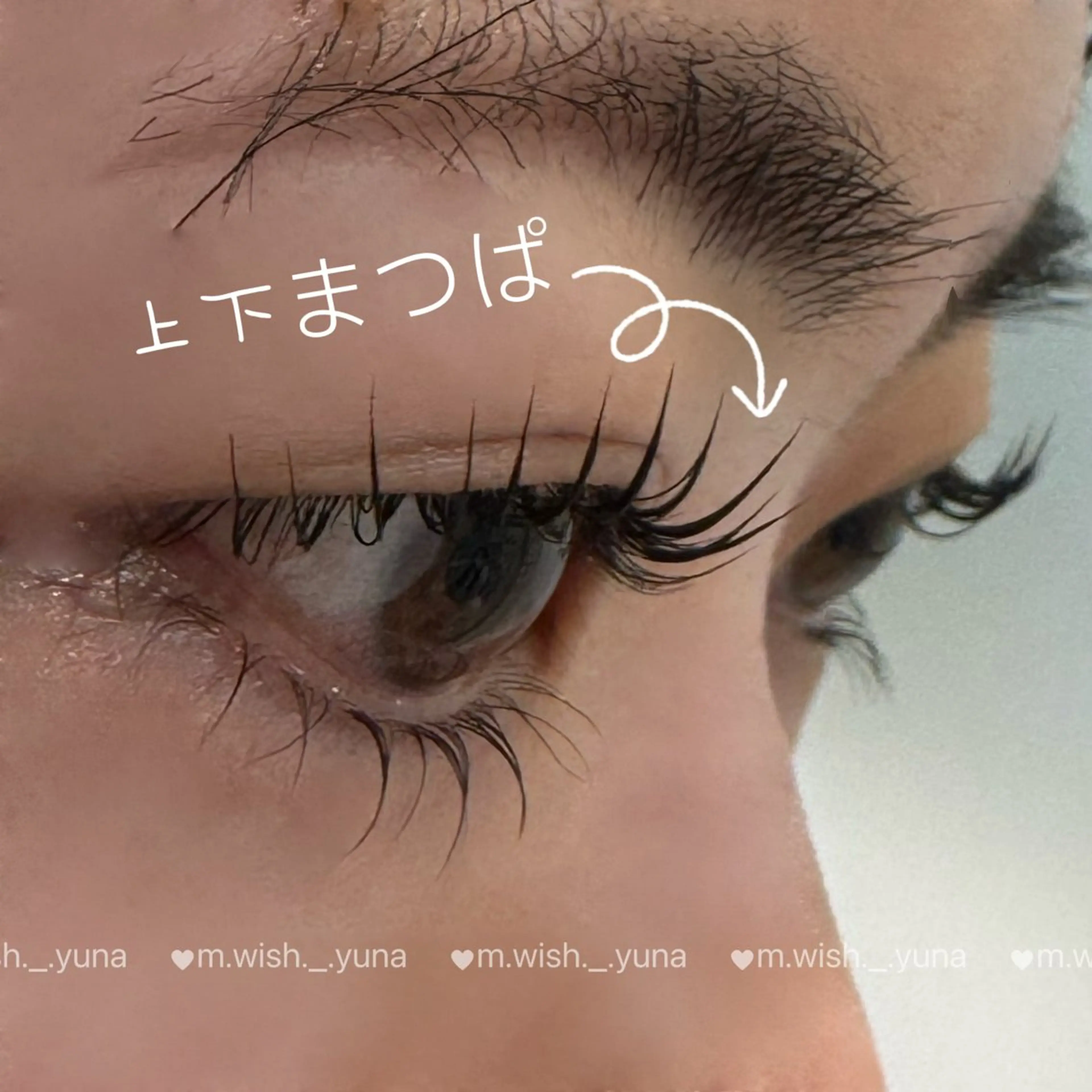マツエク・マツパ マツパ m.wish Yuna🍒のマツエク・マツパデザイン