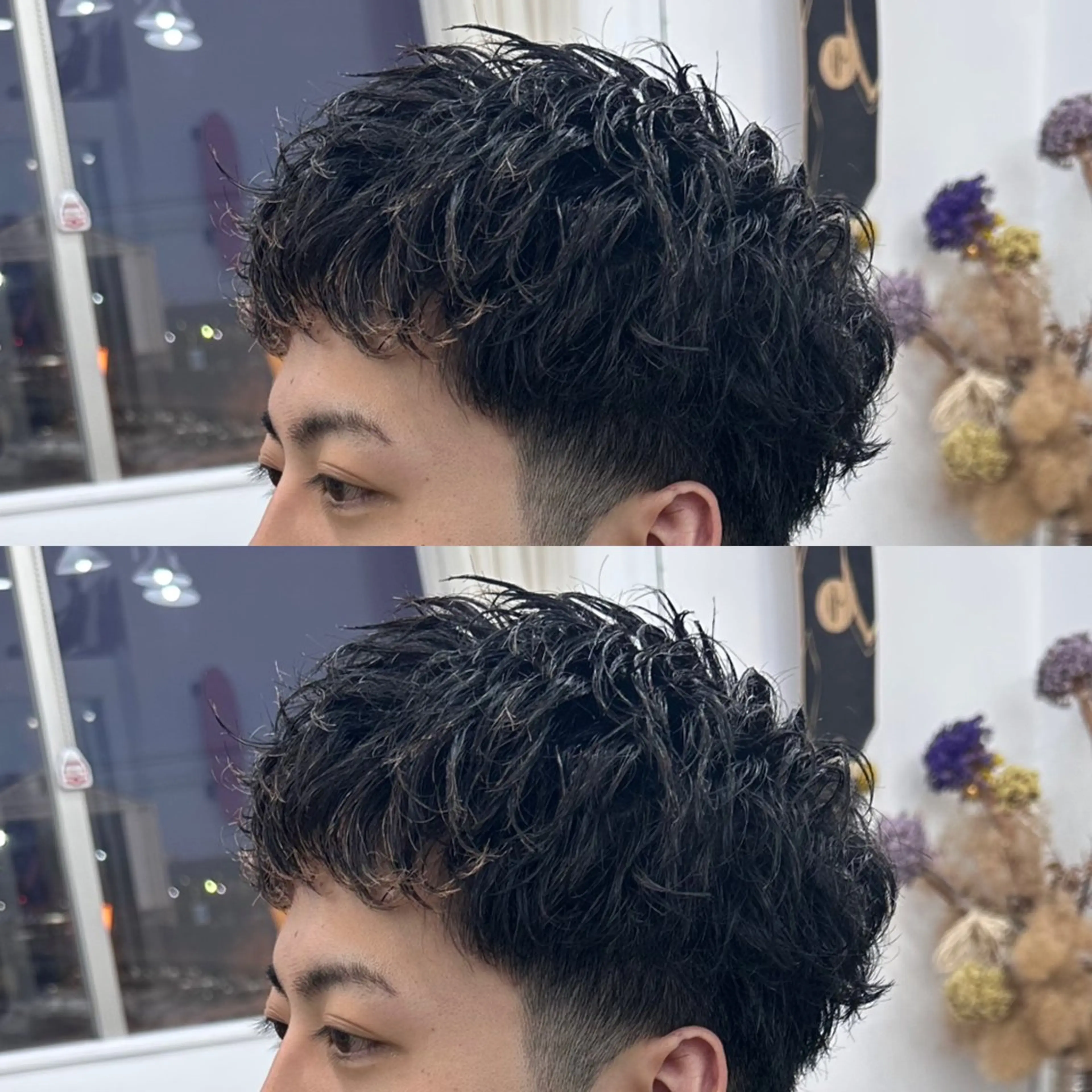 ショート パーマ メンズ スパイキーショート ショートヘア メンズ特化✂️ 小枝 優生のヘアスタイル